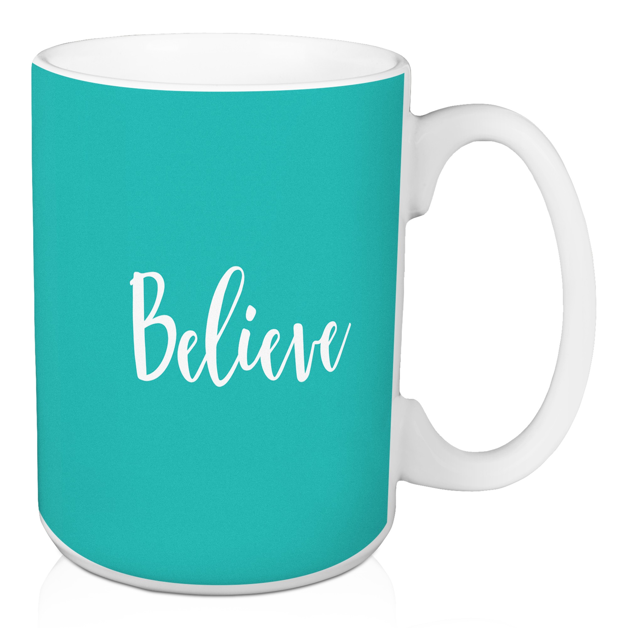 Believe in Teal 15 oz Mug