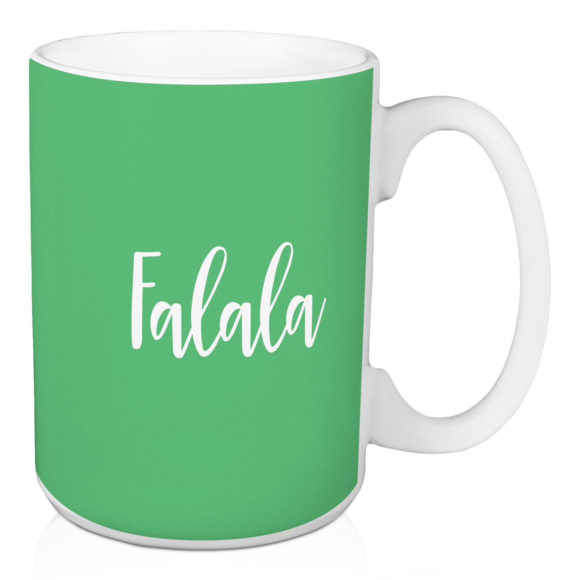 Falala in Light Green 15 oz Mug