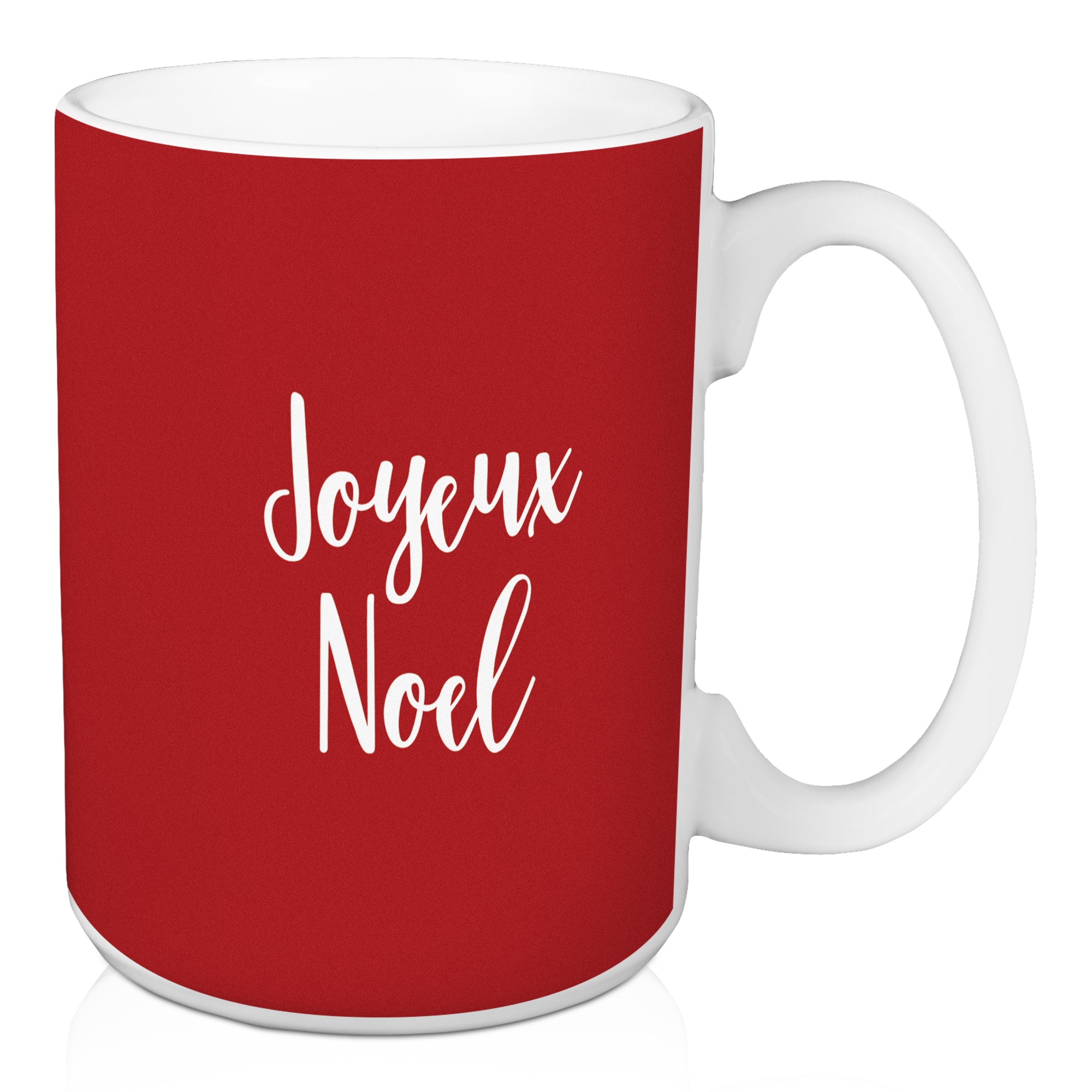 Joyeux Noel in Red 15 oz Mug