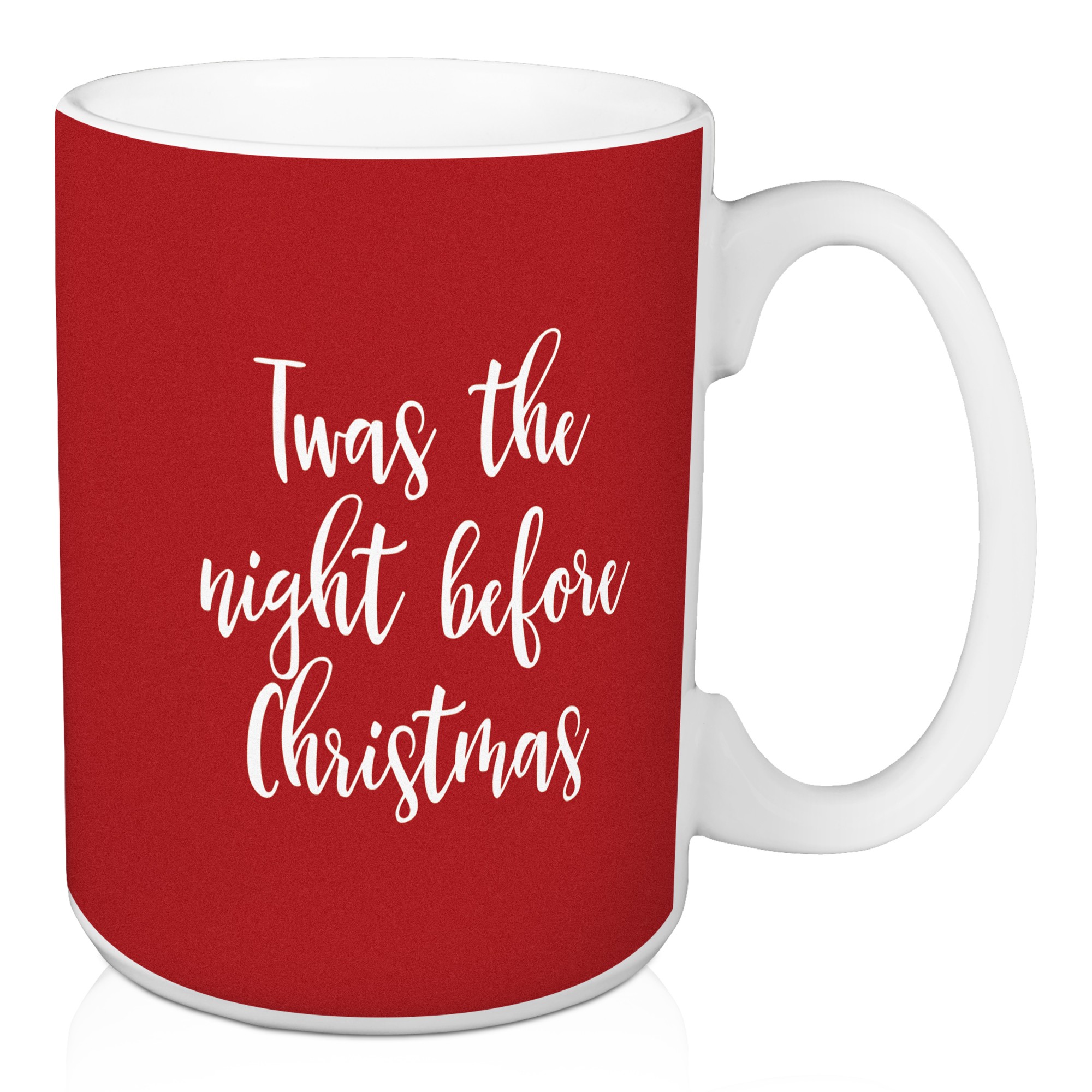Twas The Night Before Christmas in Teal 15 oz Mug