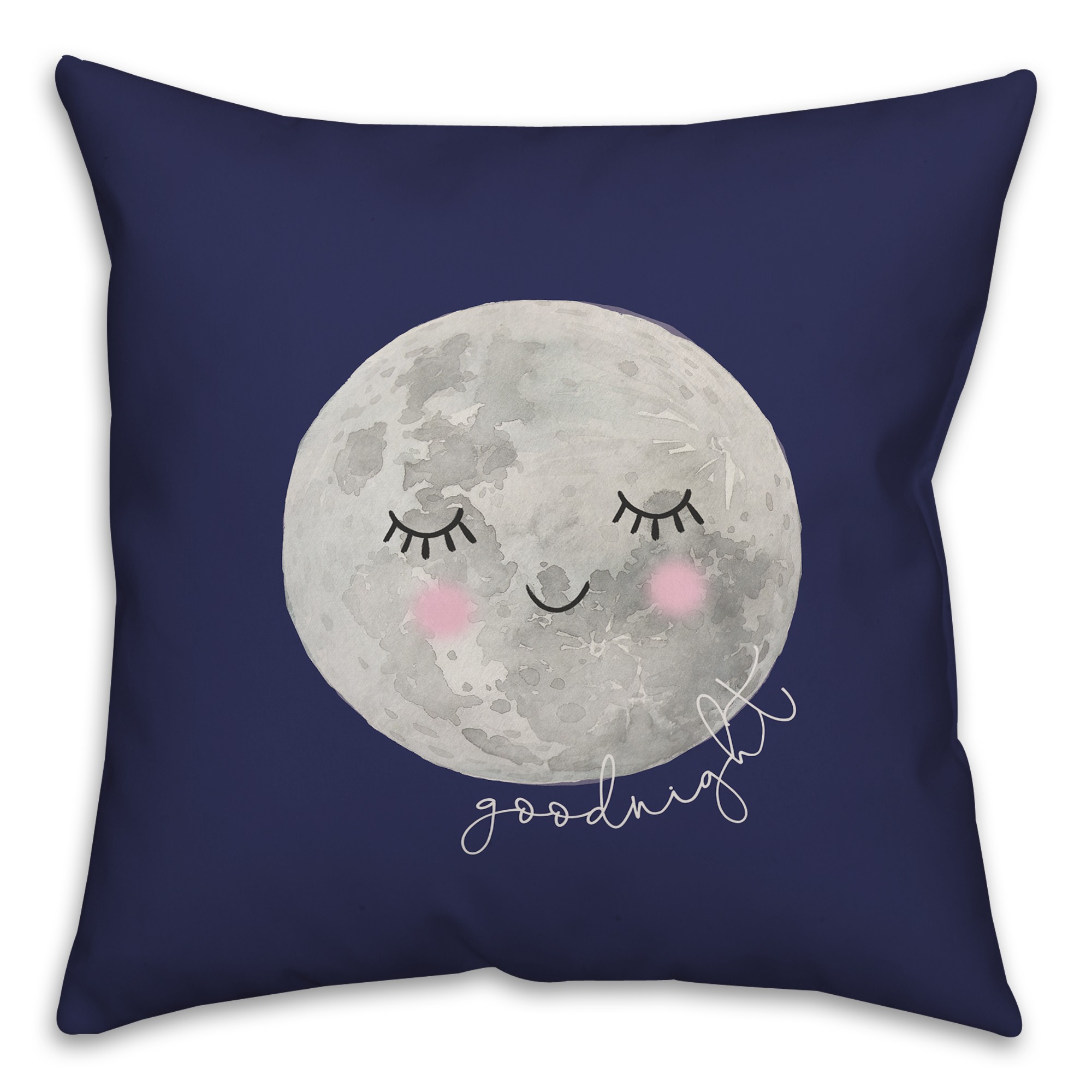Moon and Sun Greetings 16x16 Spun Poly Pillow