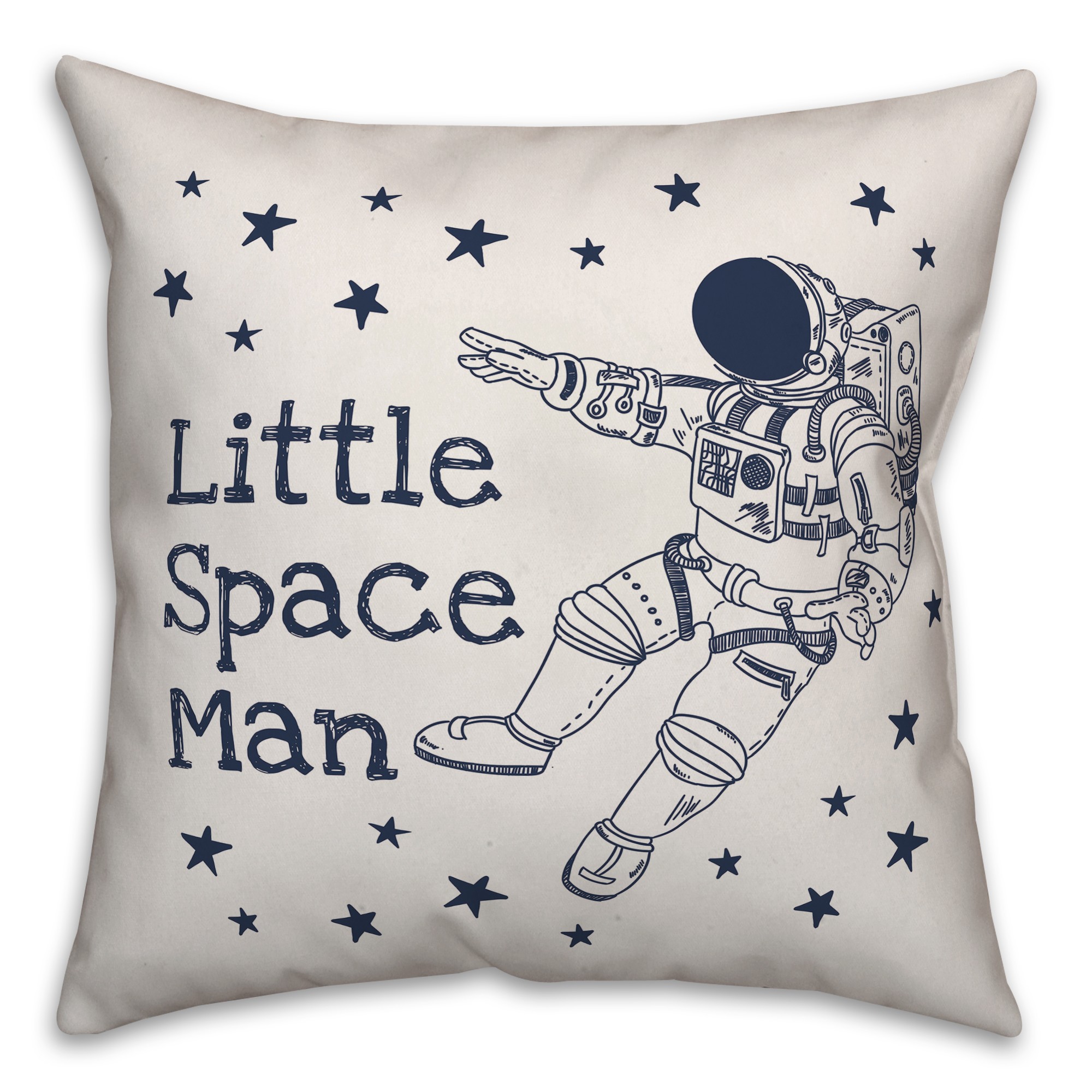 Little Space Man 16x16 Spun Poly Pillow