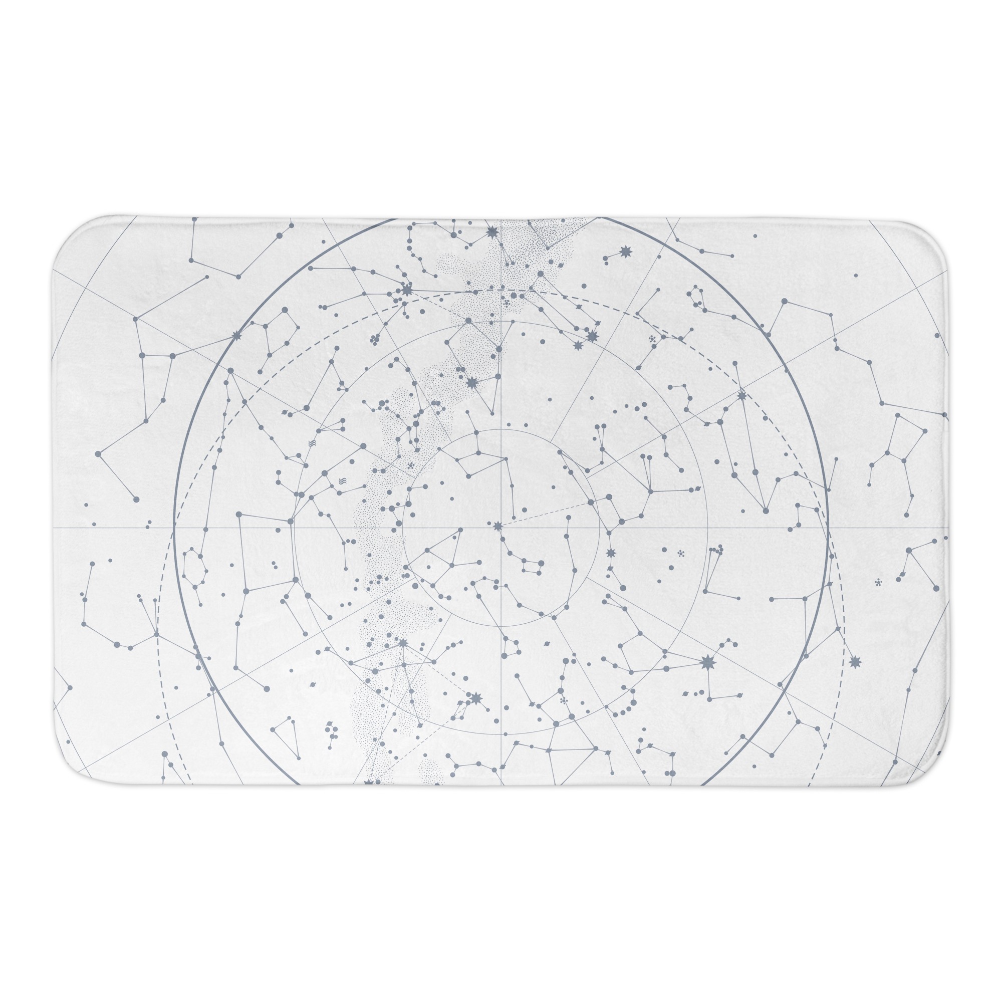 Explore Star Chart 34x21 Bath Mat