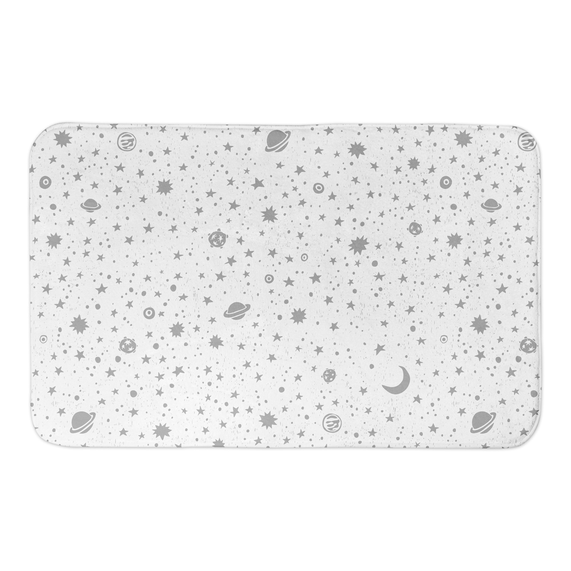 Space Doodle 34x21 Bath Mat
