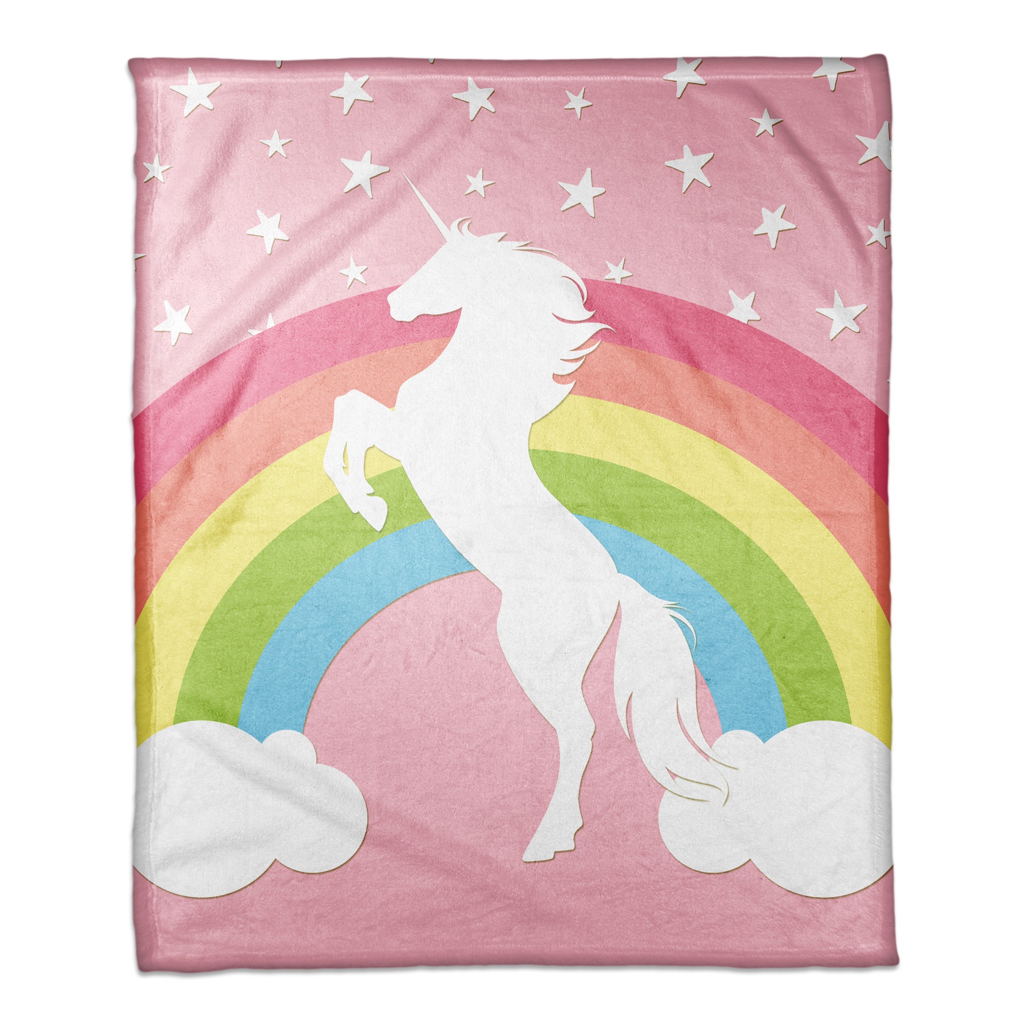 Rainbow Unicorn 50x60 Coral Fleece Blanket
