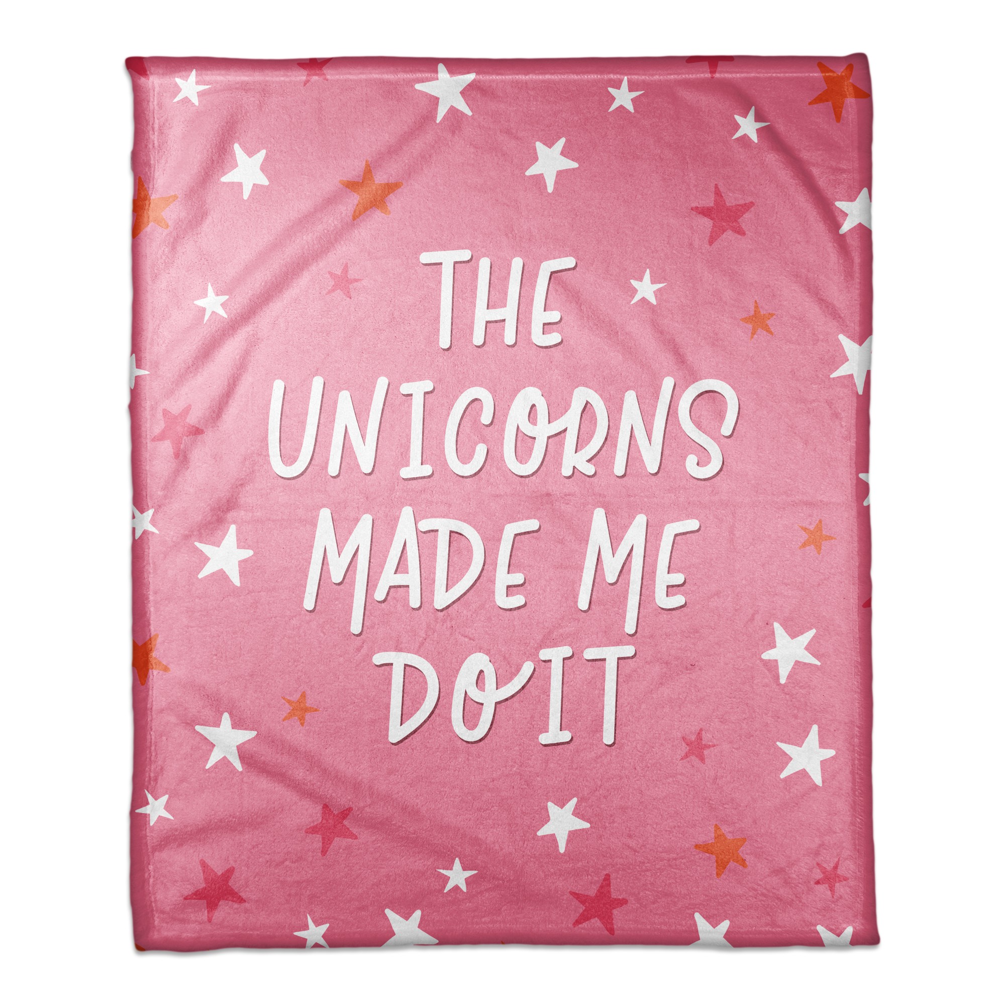 The Unicorns Made Me Do It 50x60 Coral Fleece Blanket