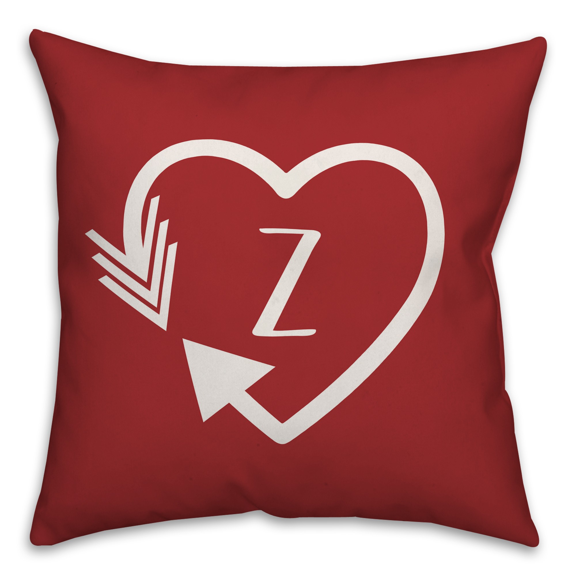 Heart Monogram Indoor / Outdoor Pillow