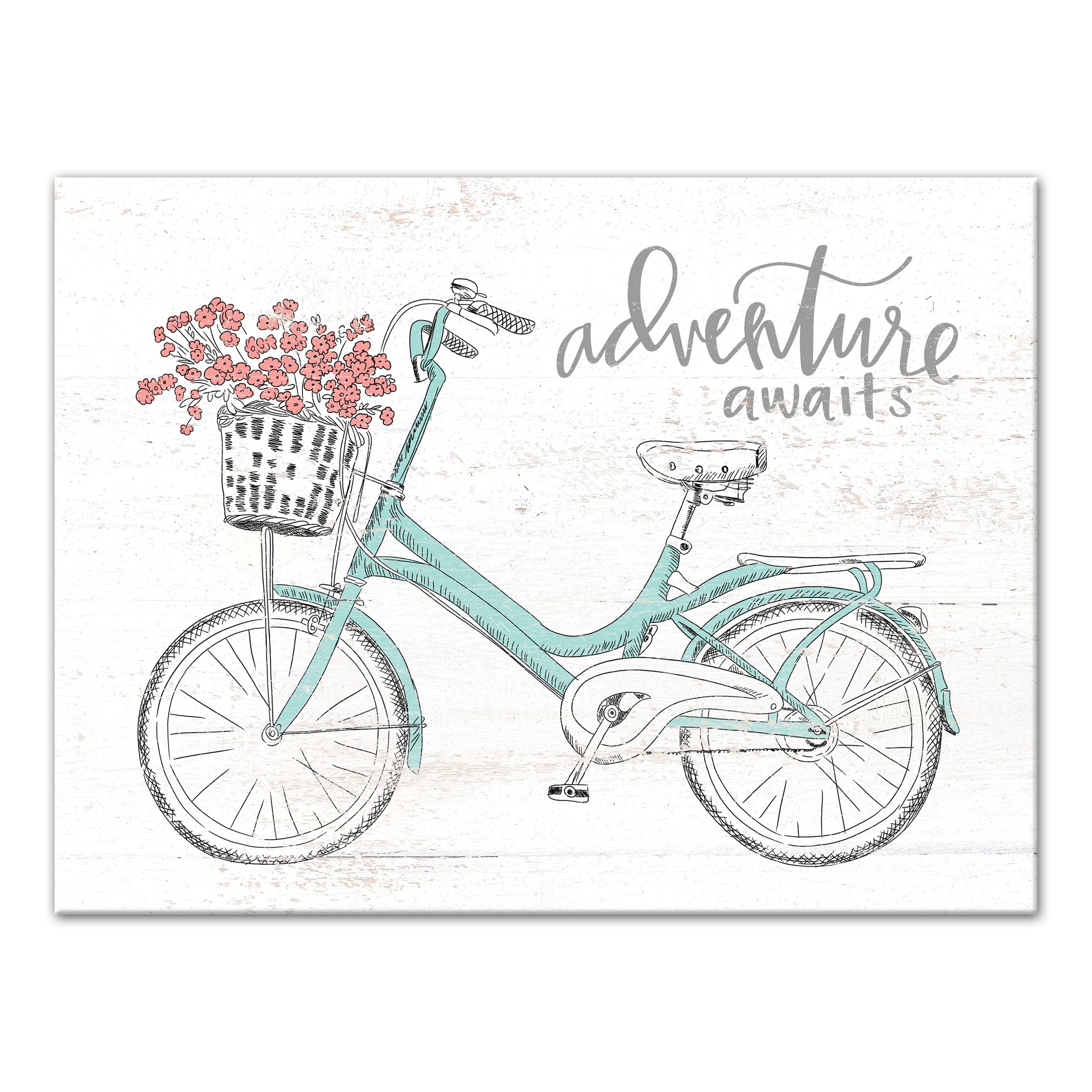 Adventure Awaits 18x24 Canvas Wall Art