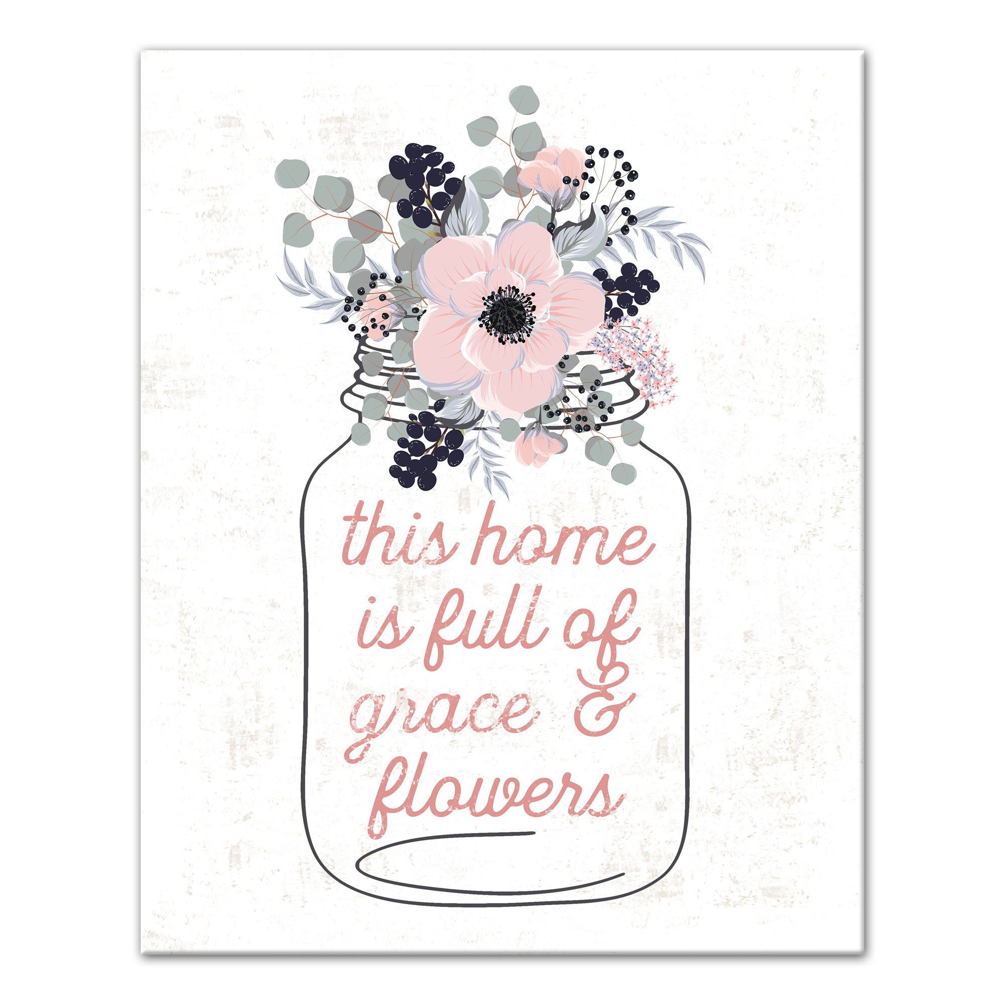 Grace and Glowers 16x20 Canvas Wall Art