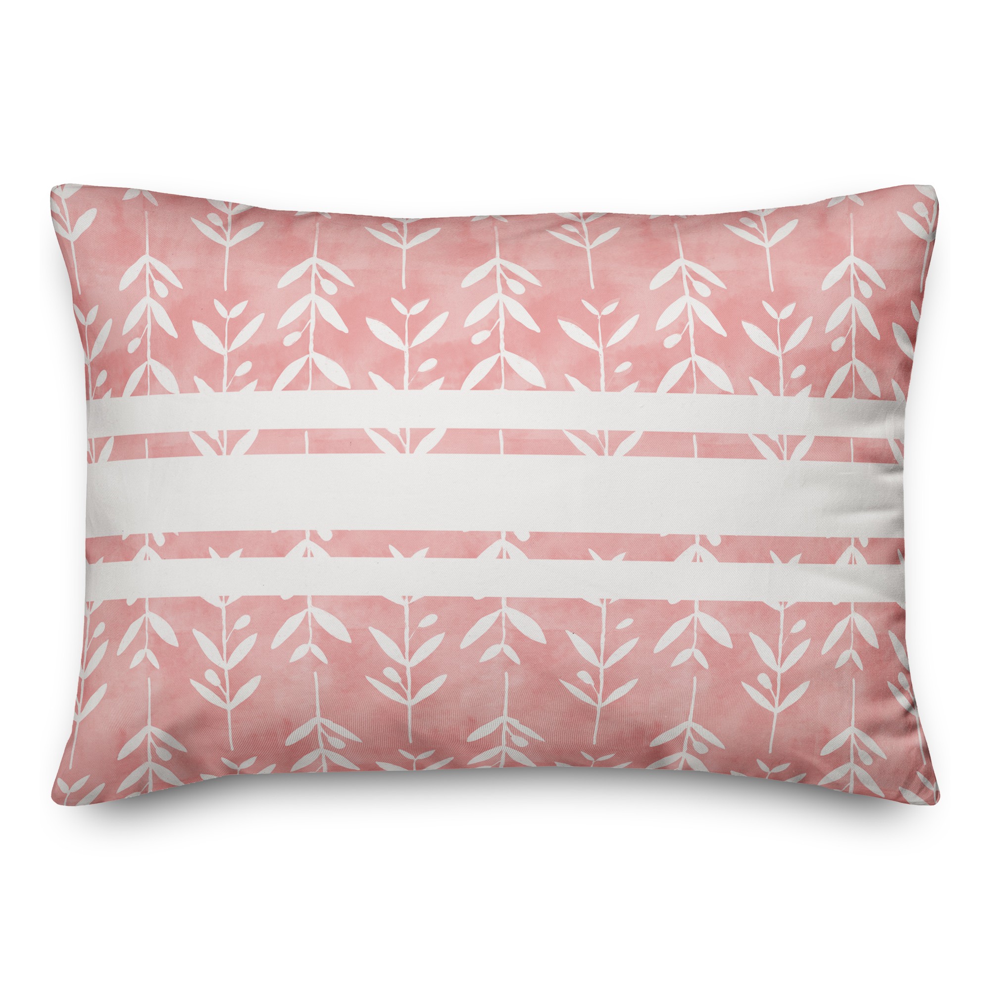 Abstract Leaves 14x20 Spun Poly Pillow