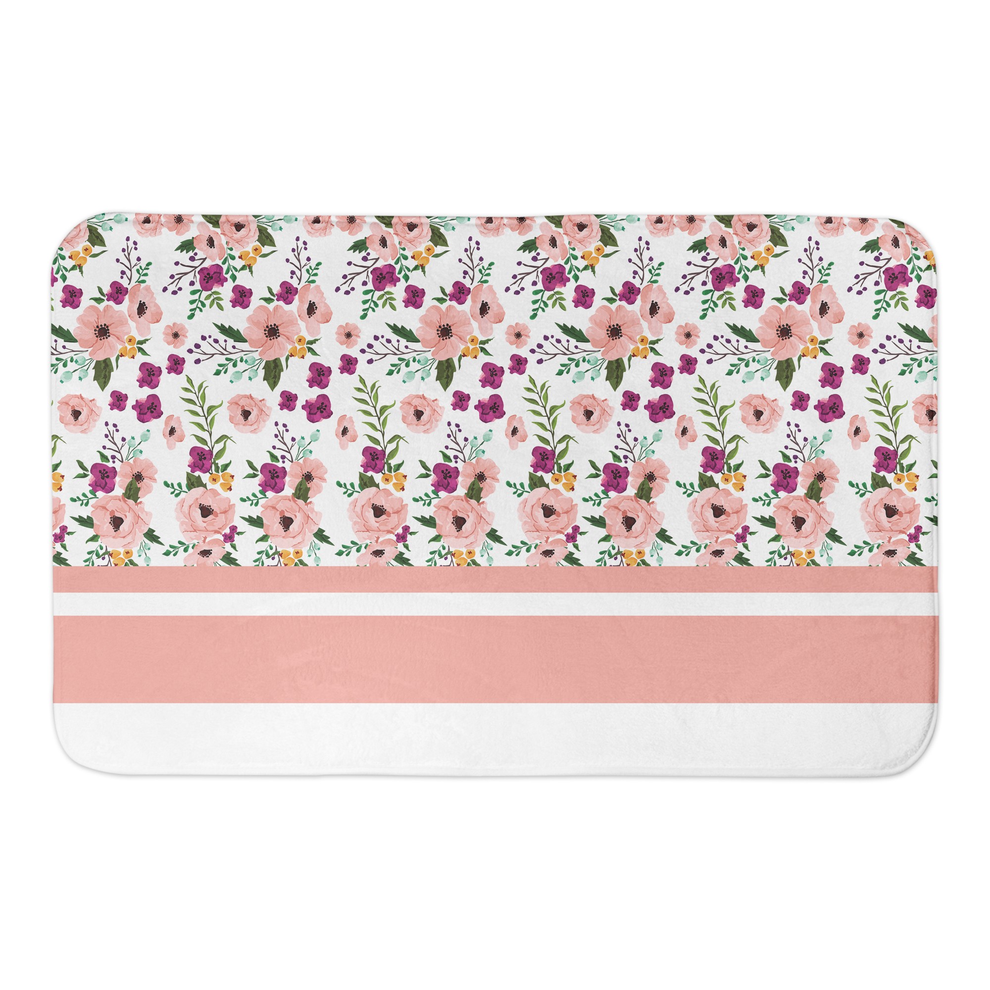 Blooming Florals 34x21 Bath Mat