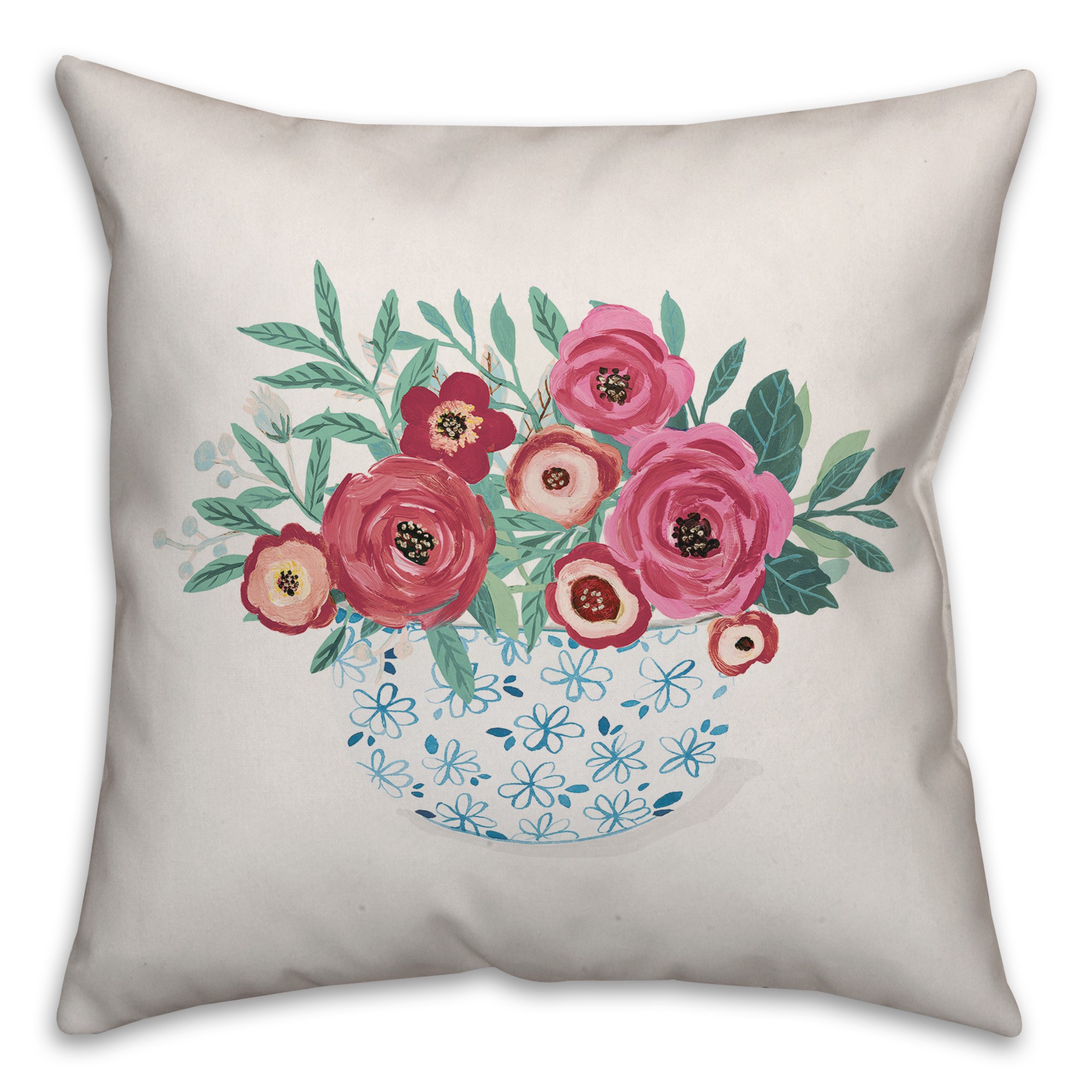 Flower Bowl Pillow