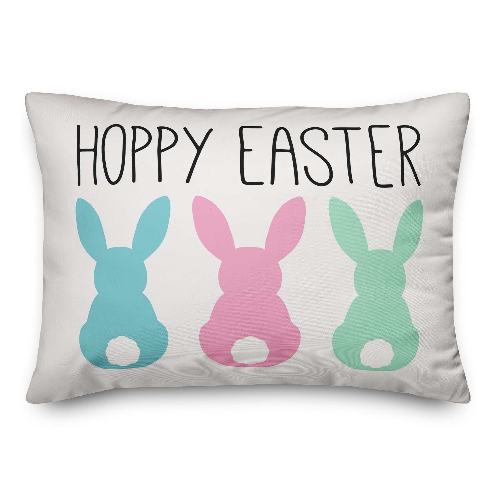 Hoppy Easter Buns 14x20 Spun Poly Pillow