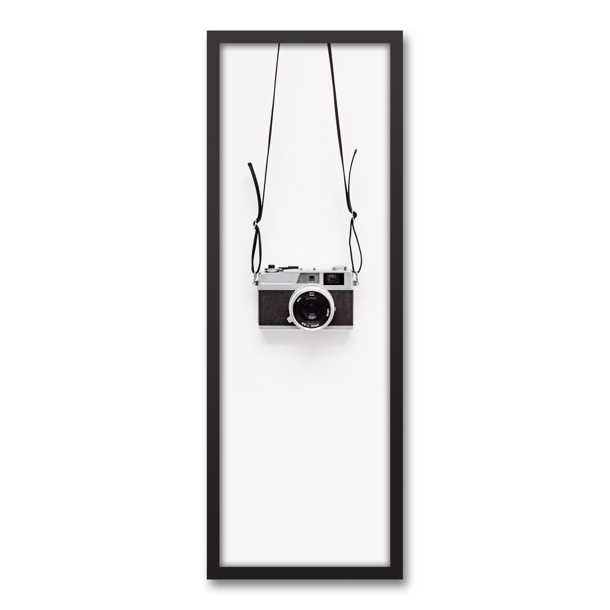 Black and White Vintage Camera Wall Art