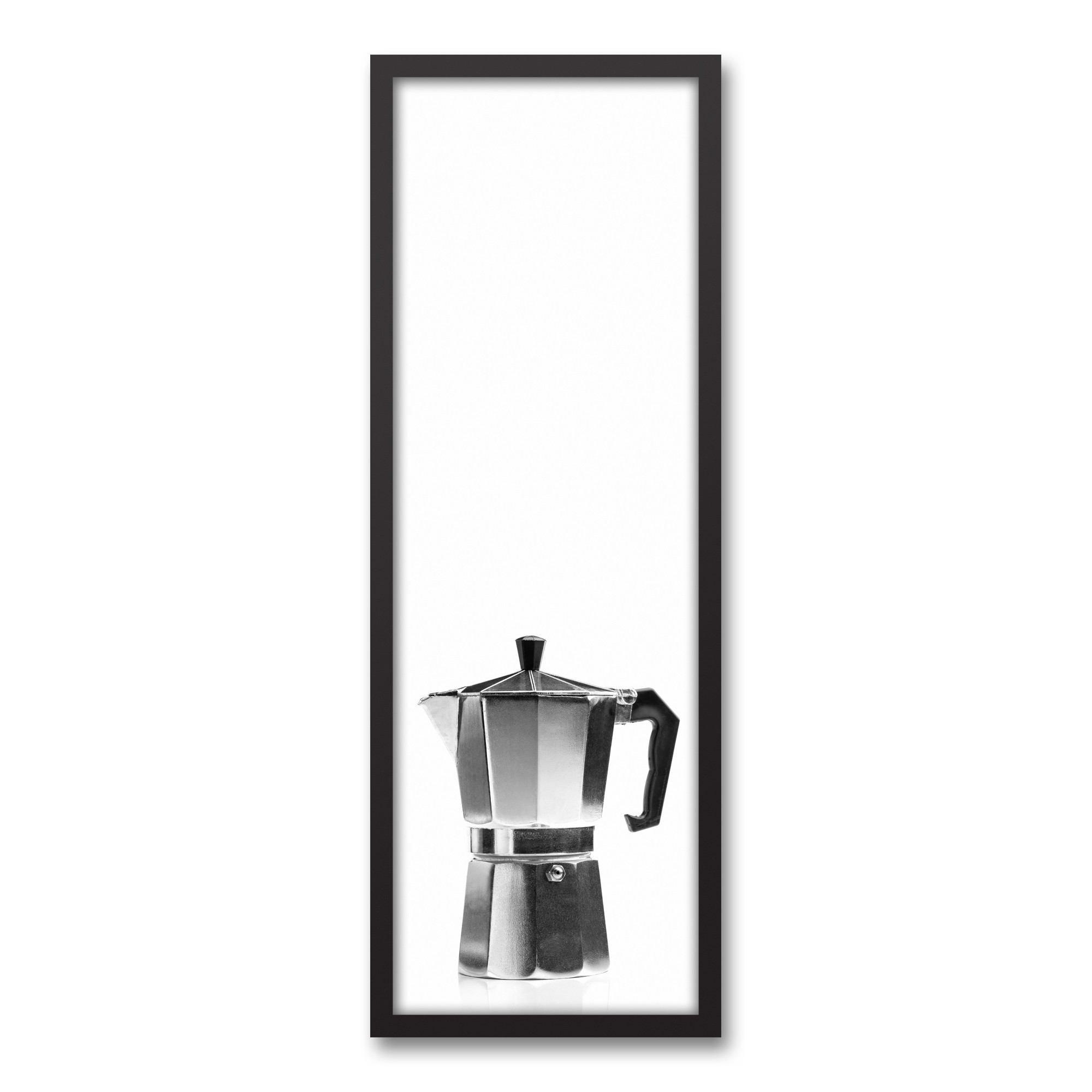 Black and White Vintage Coffee Maker Wall Art
