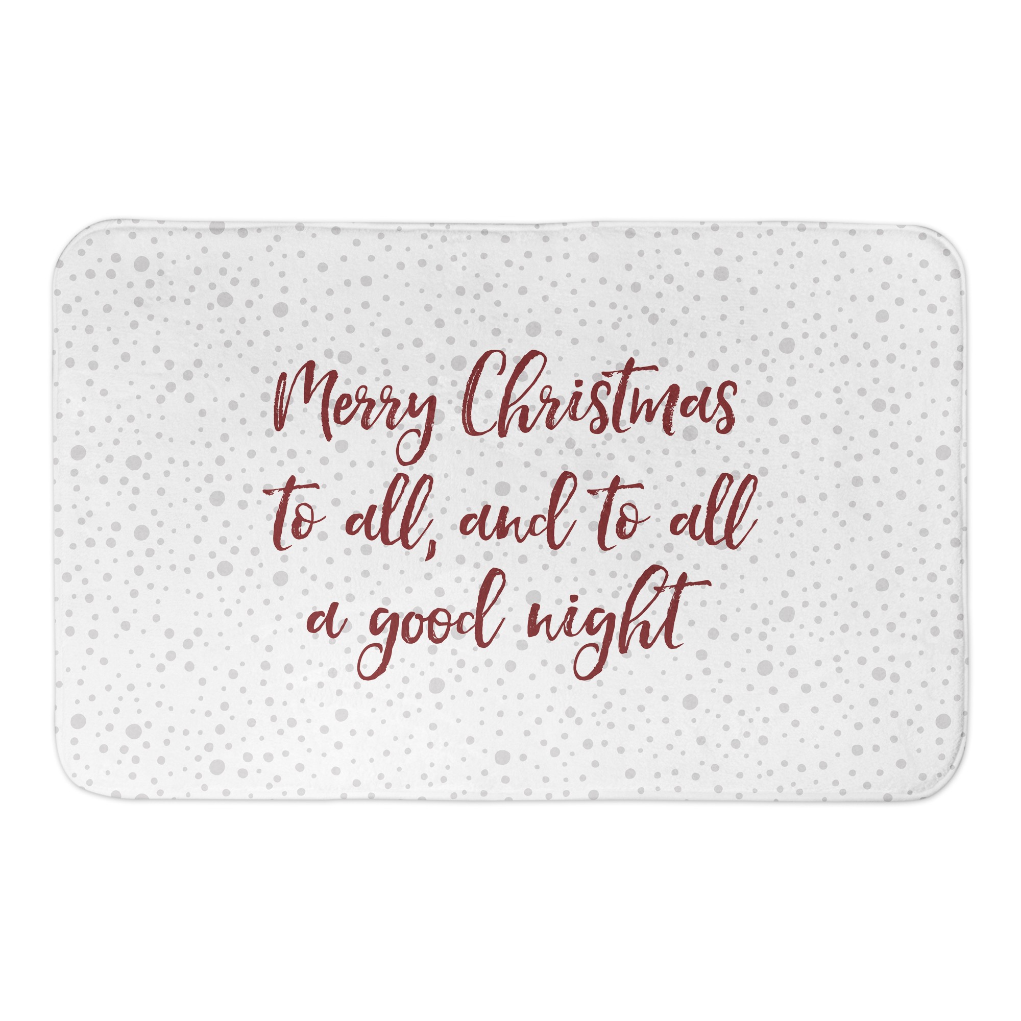 To All a Good Night 34x21 Bath Mat