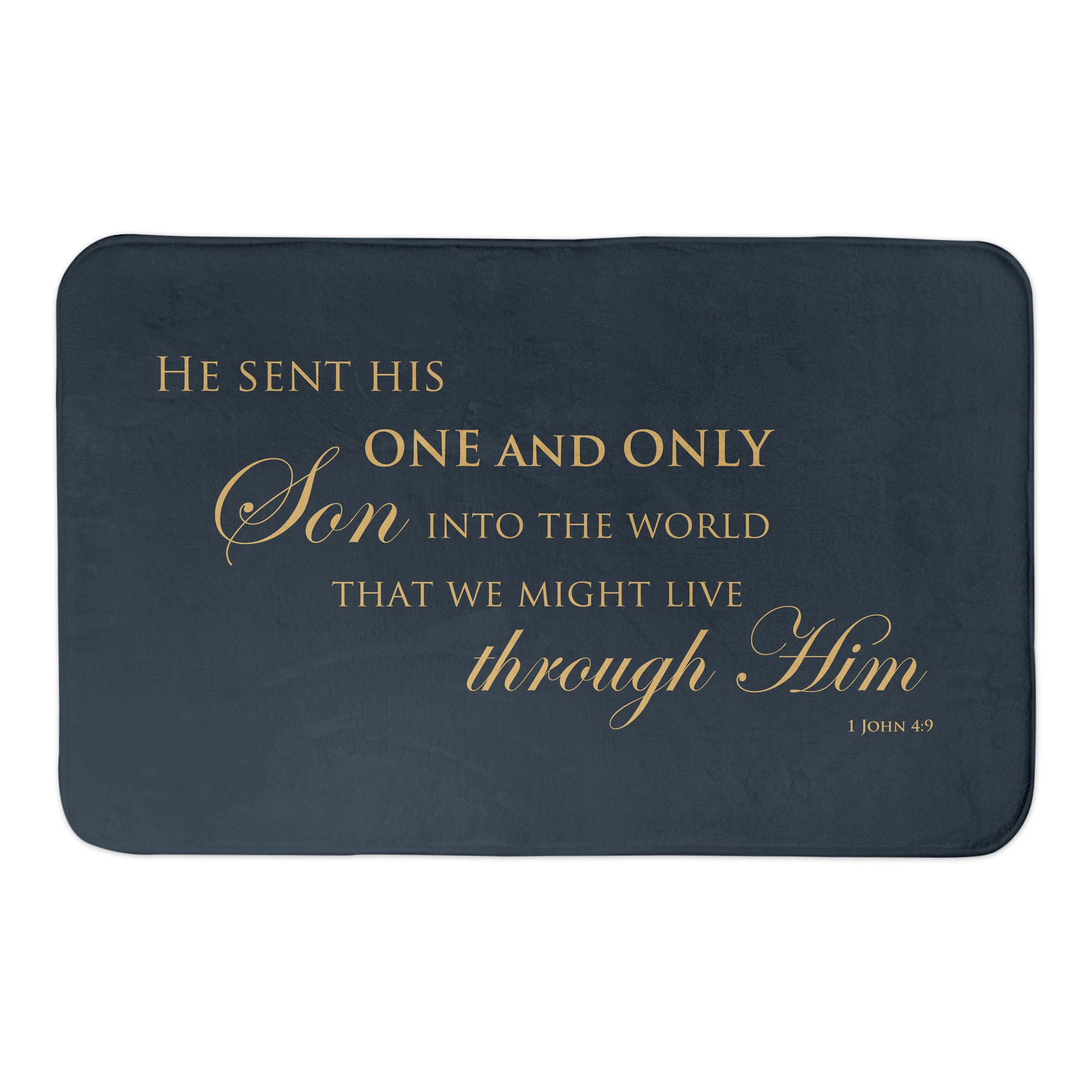 Christmas Quote 34x21 Bath Mat