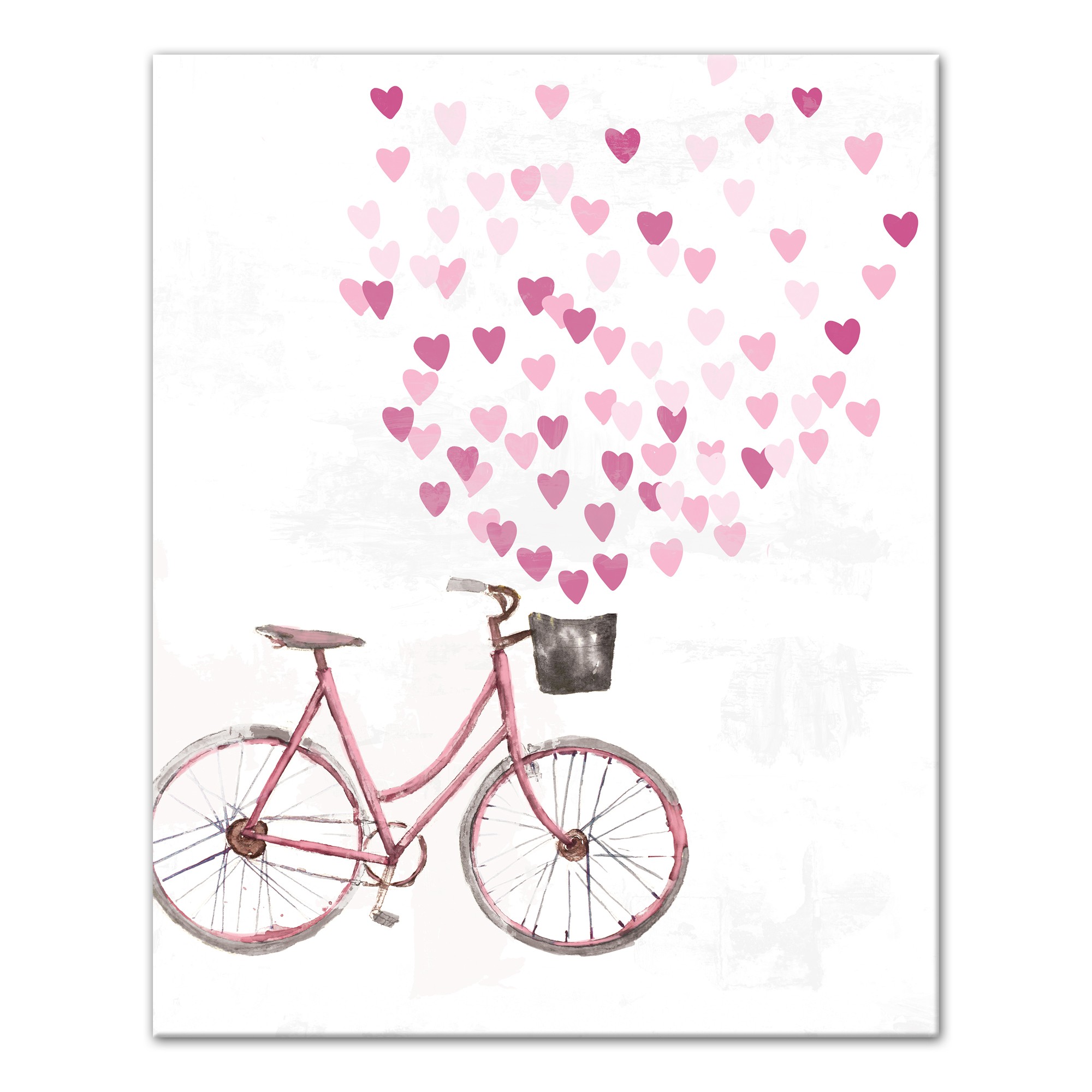 Bike with Hearts Wall Art