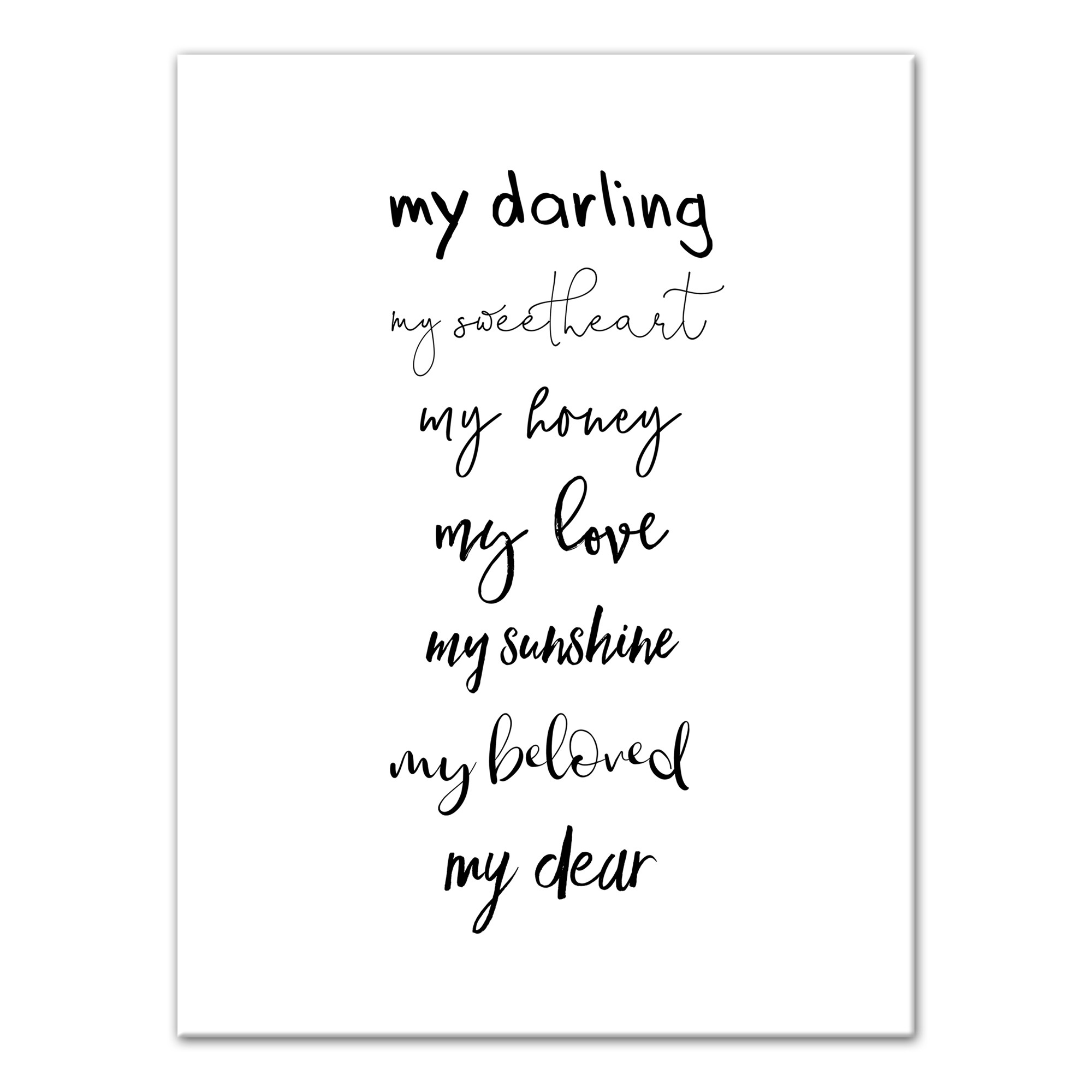 My Darling Wall Art