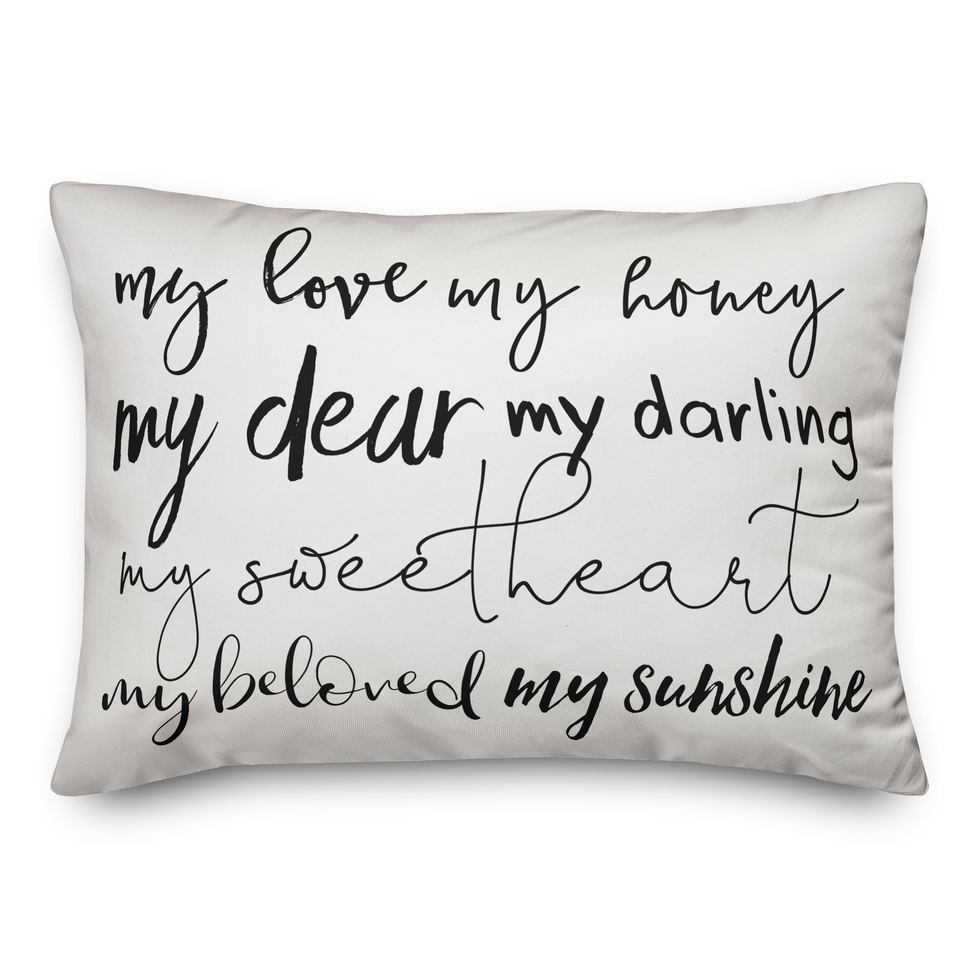 My Sweetheart 14x20 Spun Poly Pillow