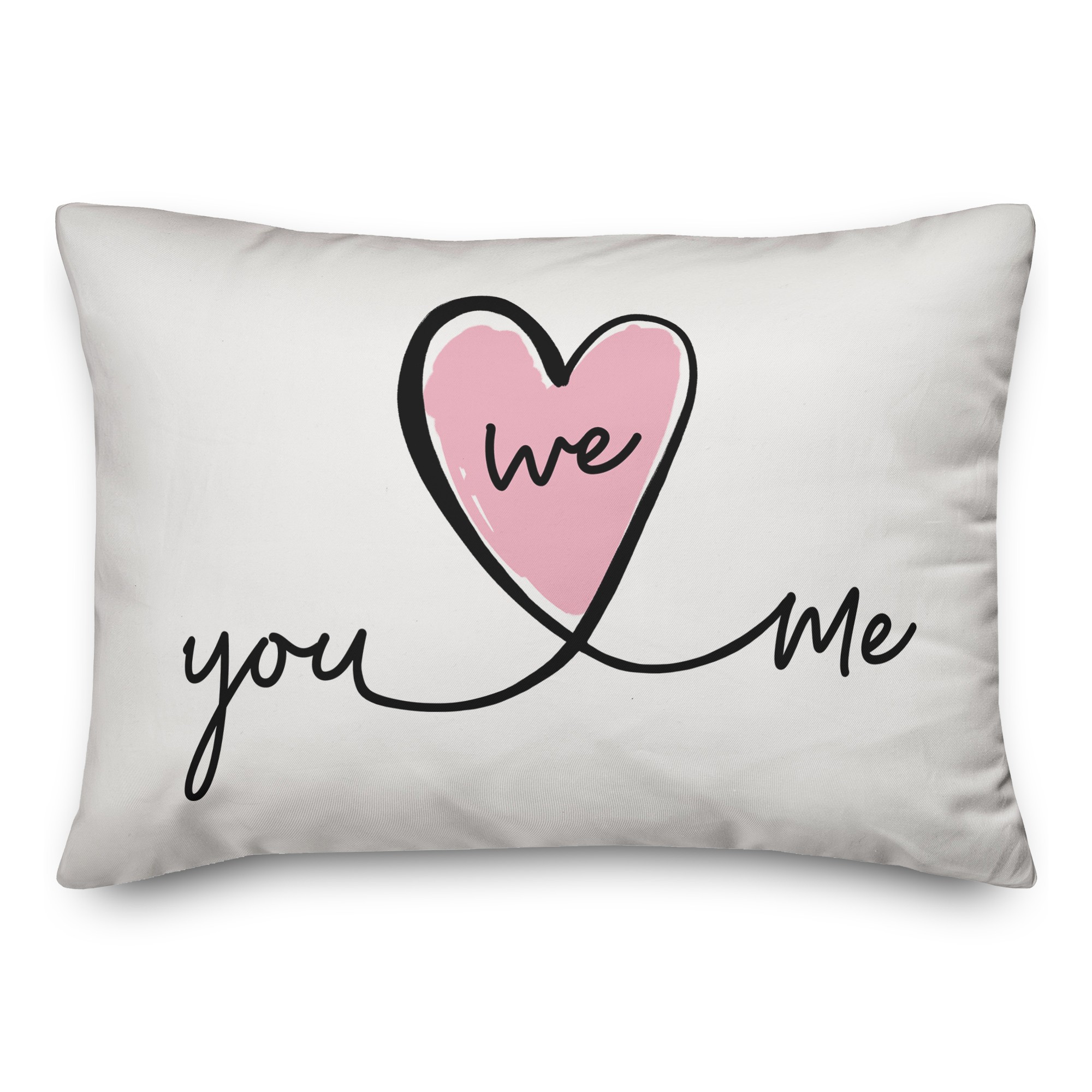 You Me We 14x20 Spun Poly Pillow