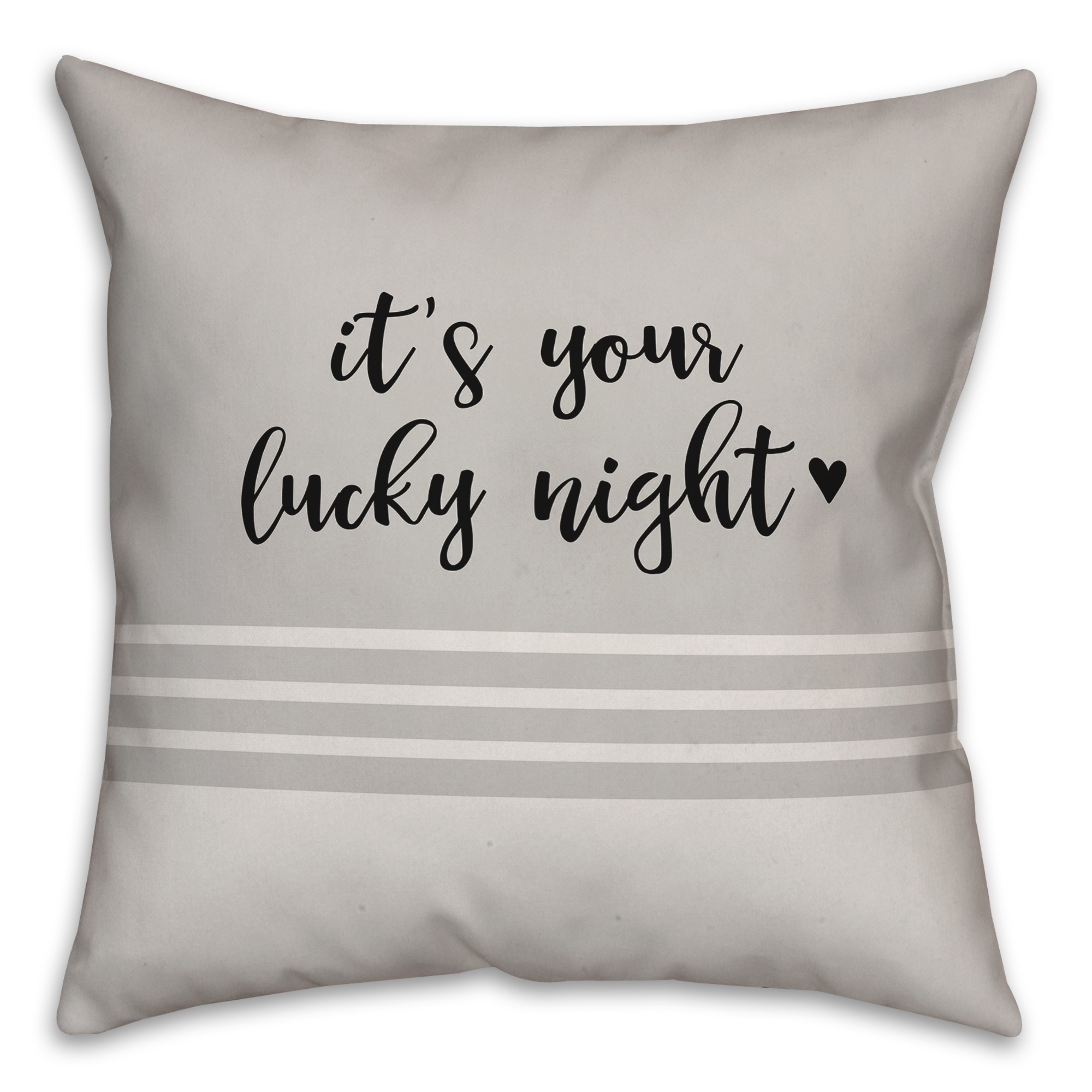 Lucky Night Reversible Pillow