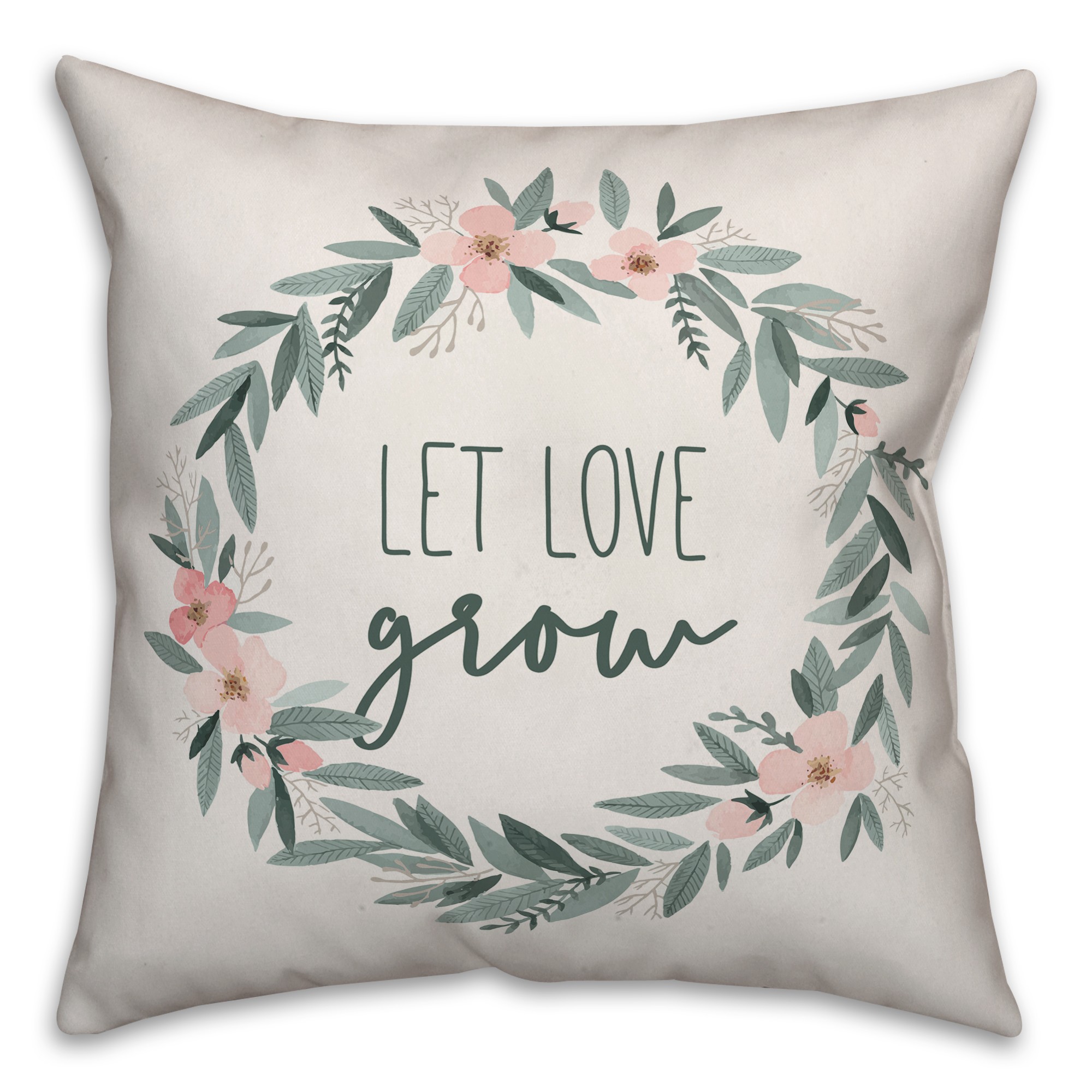 Let Love Grow Pillow