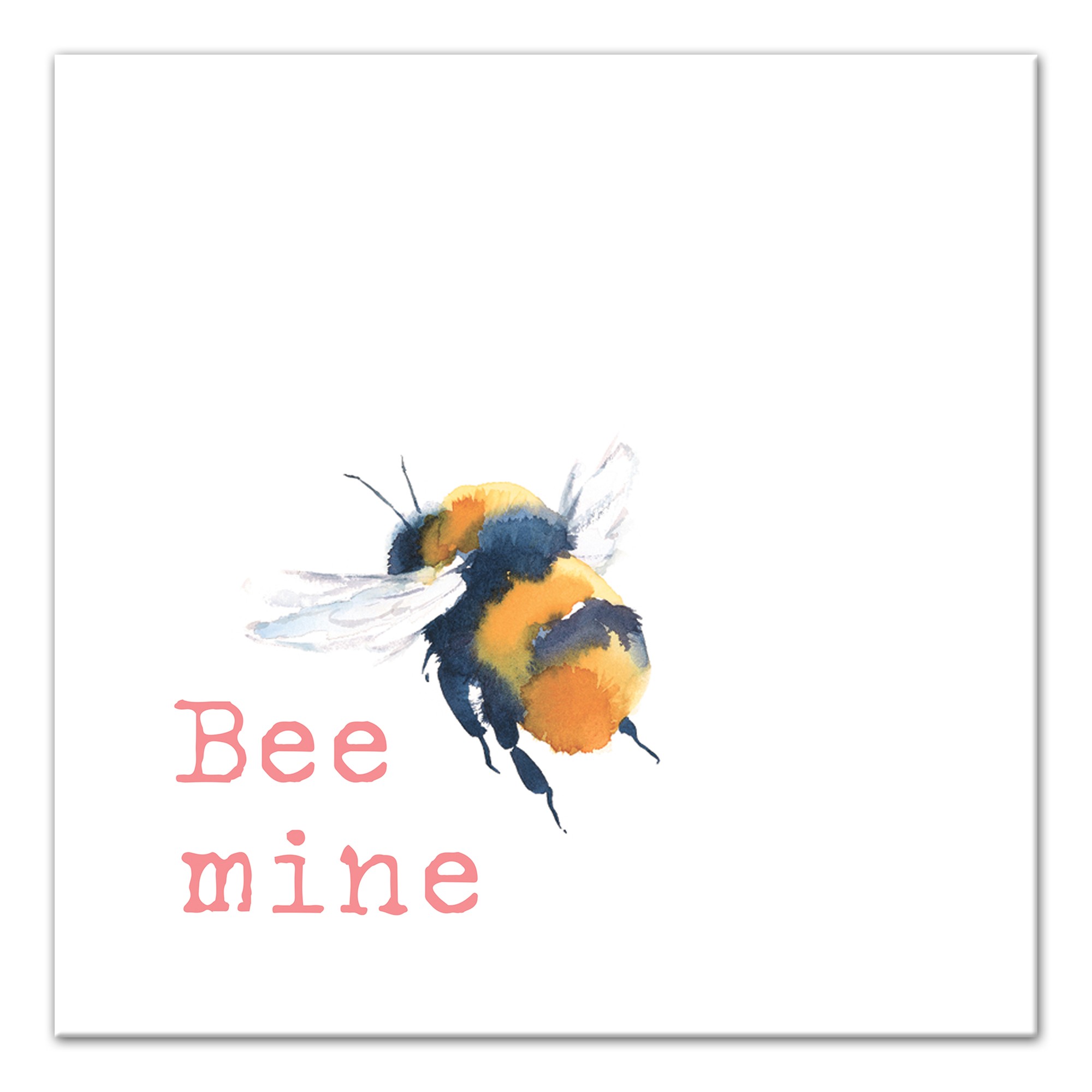 Bee Mine Canvas Wall Art