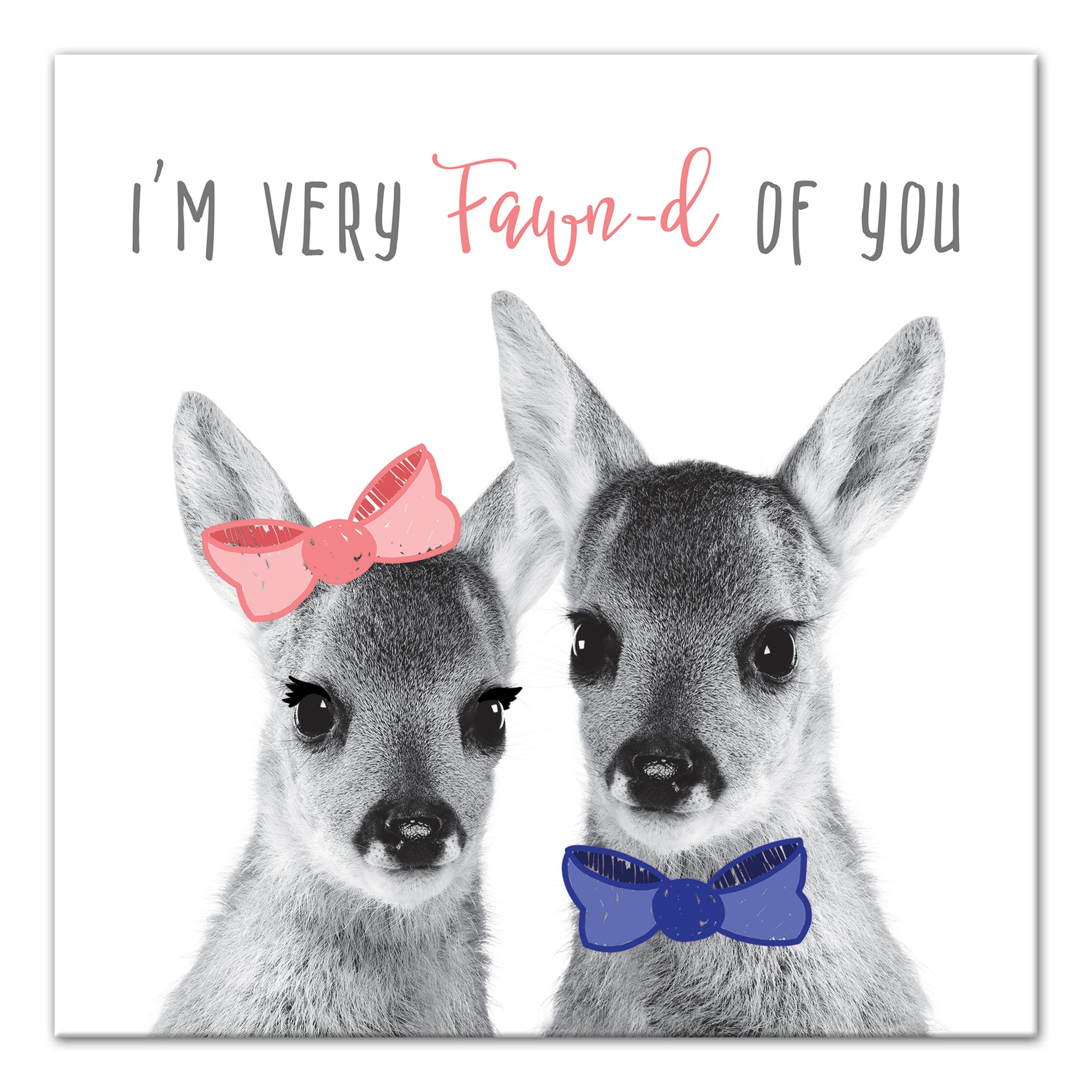 Fawn Love Canvas Wall Art