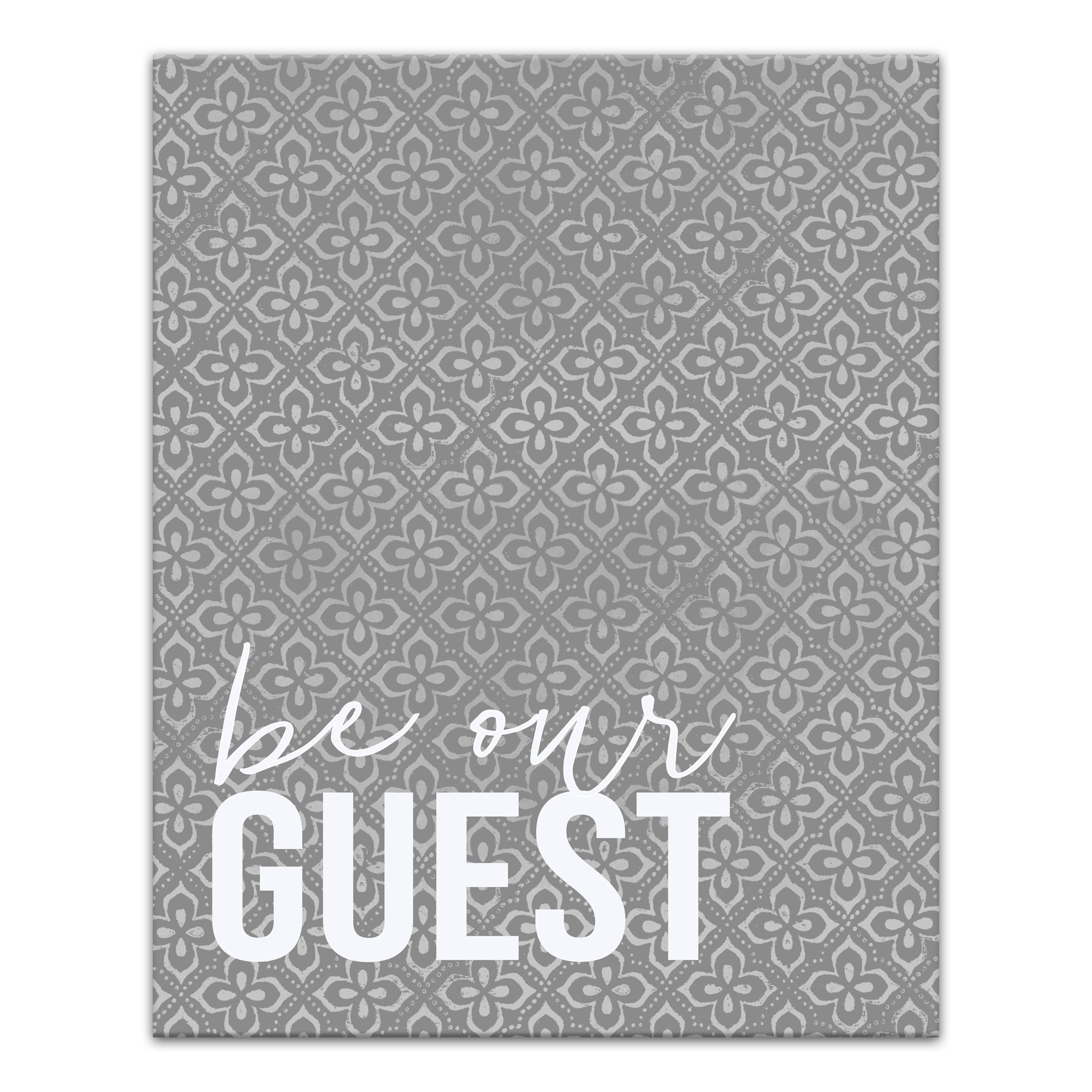 Be Our Guest 16x20 Canvas Wall Art