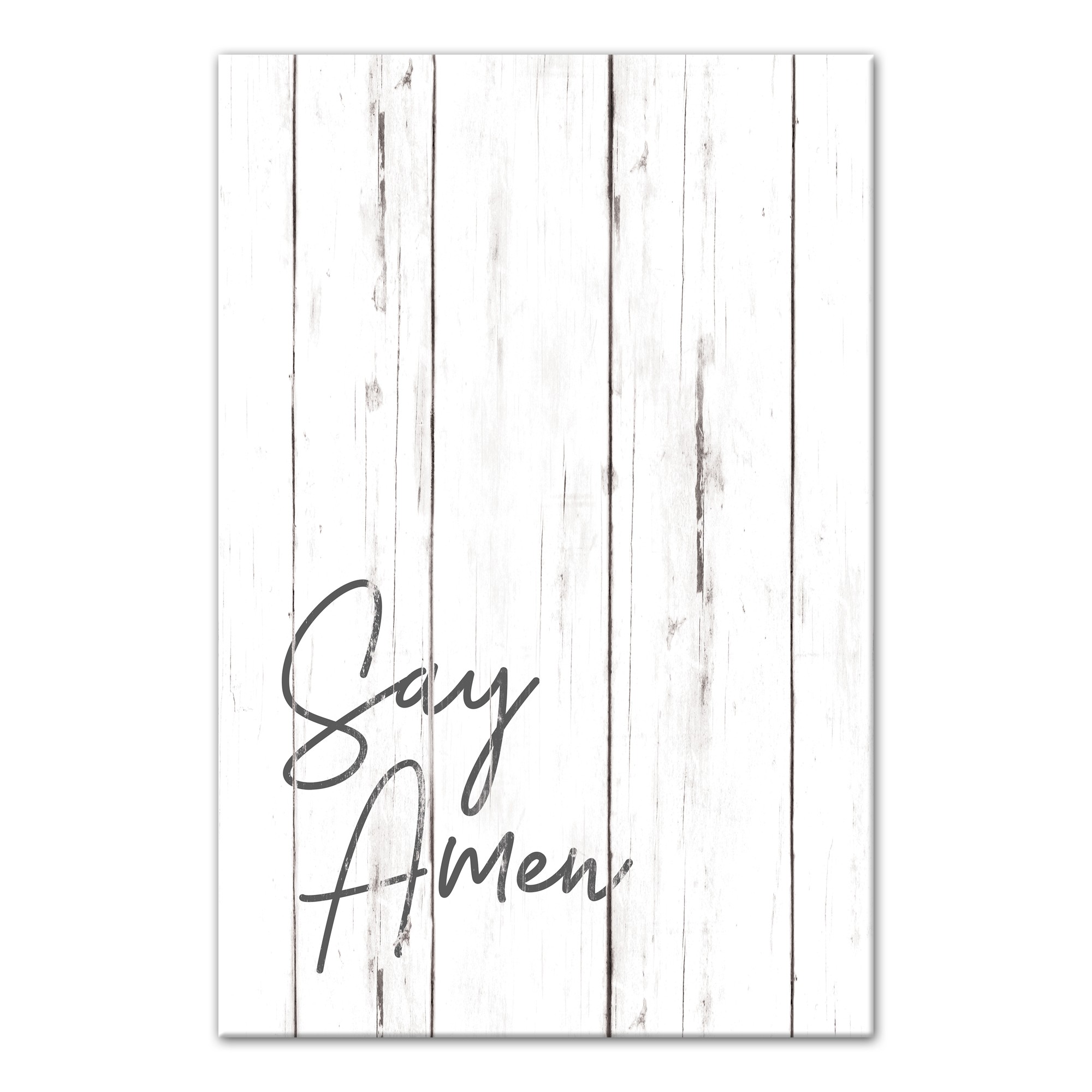 Say Amen 16x24 Canvas Wall Art