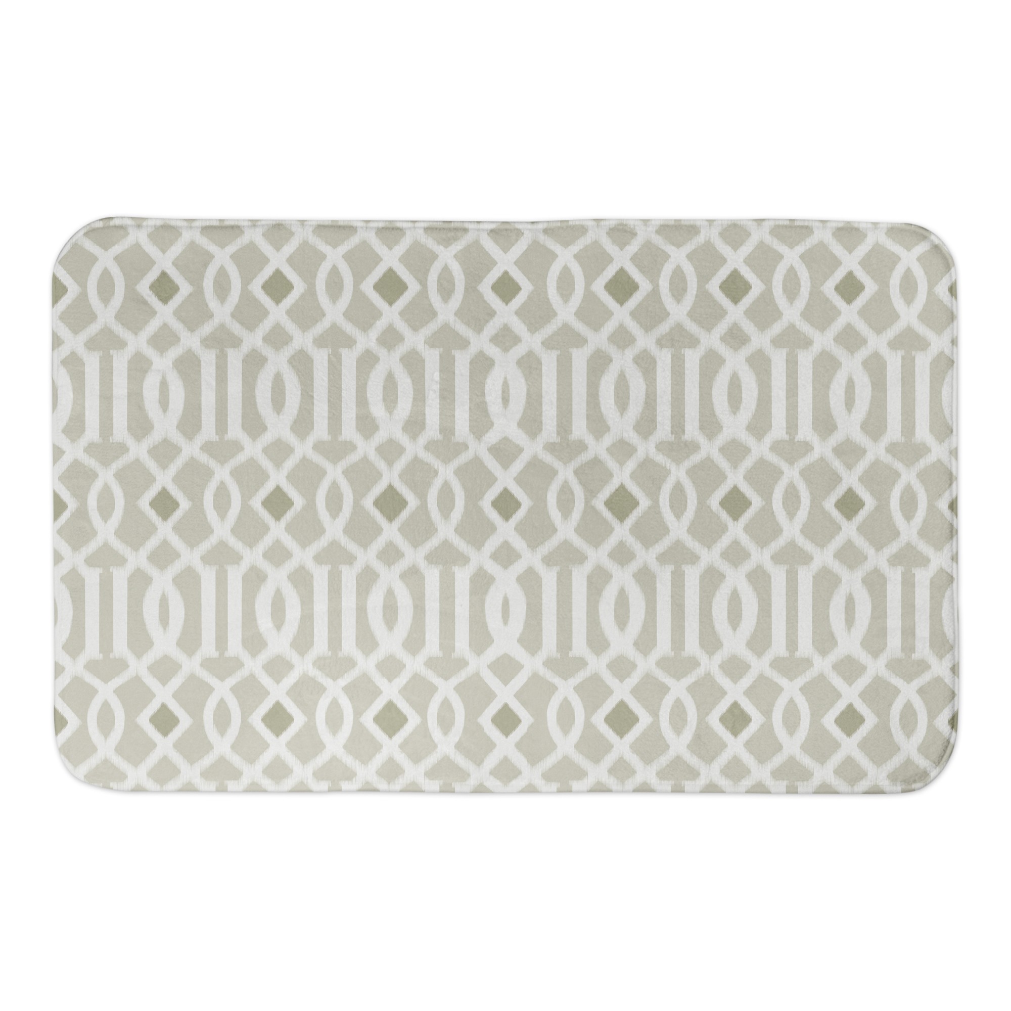 Beige Kirkwood 34x21 Bath Mat