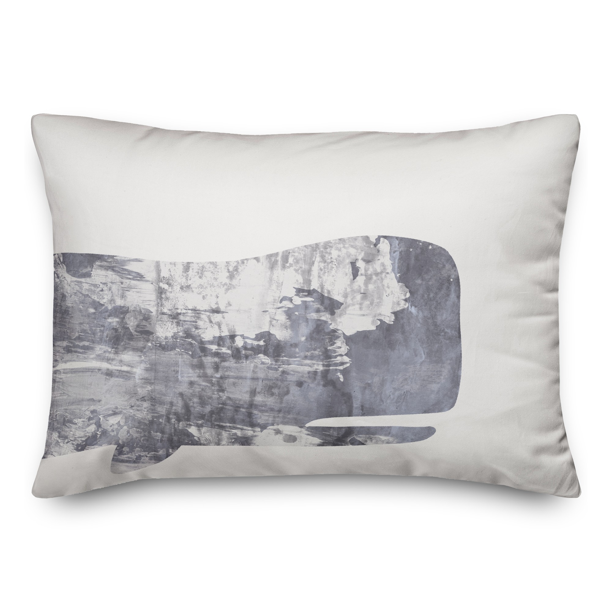 Distressed Whale 14x20 Spun Poly Pillow