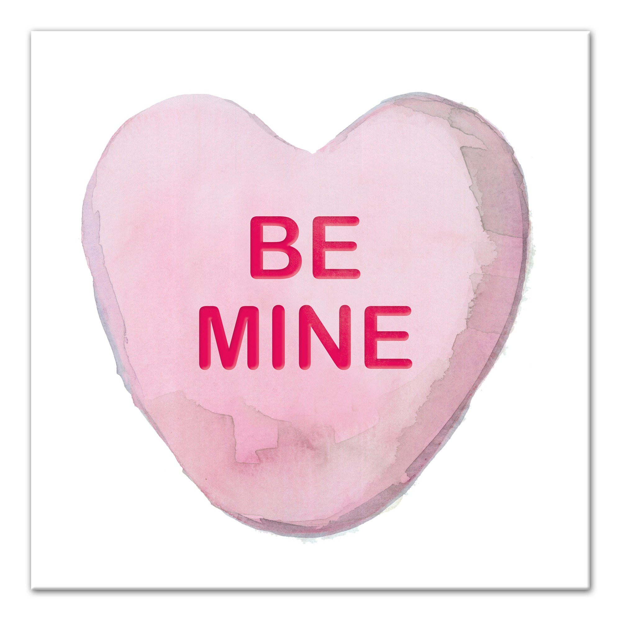 Be Mine Candy Heart Wall Art