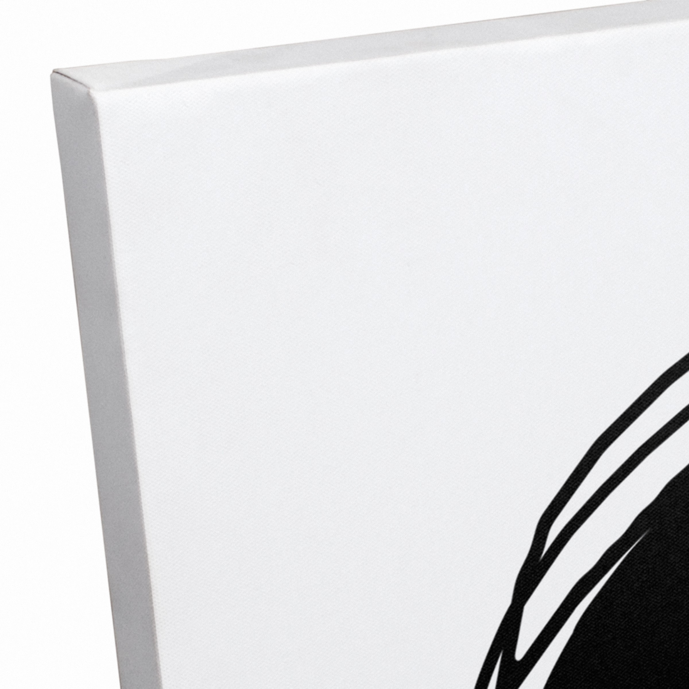 XO Black and White Wall Art