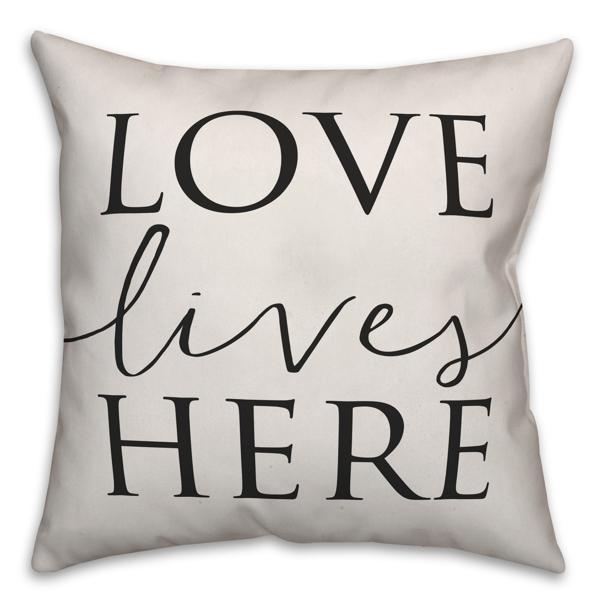Love Lives Here Pillow
