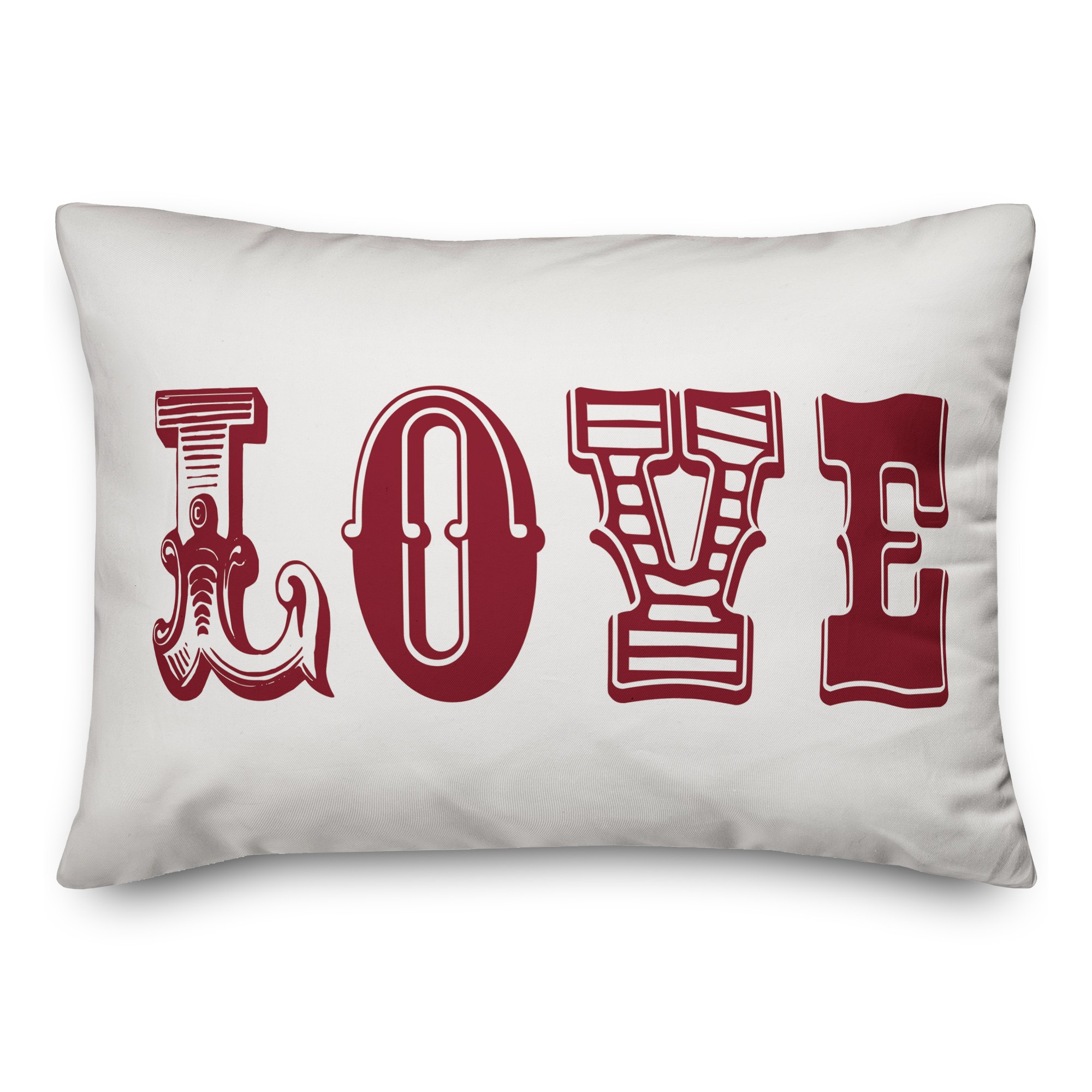 Vintage Love 14x20 Spun Poly Pillow