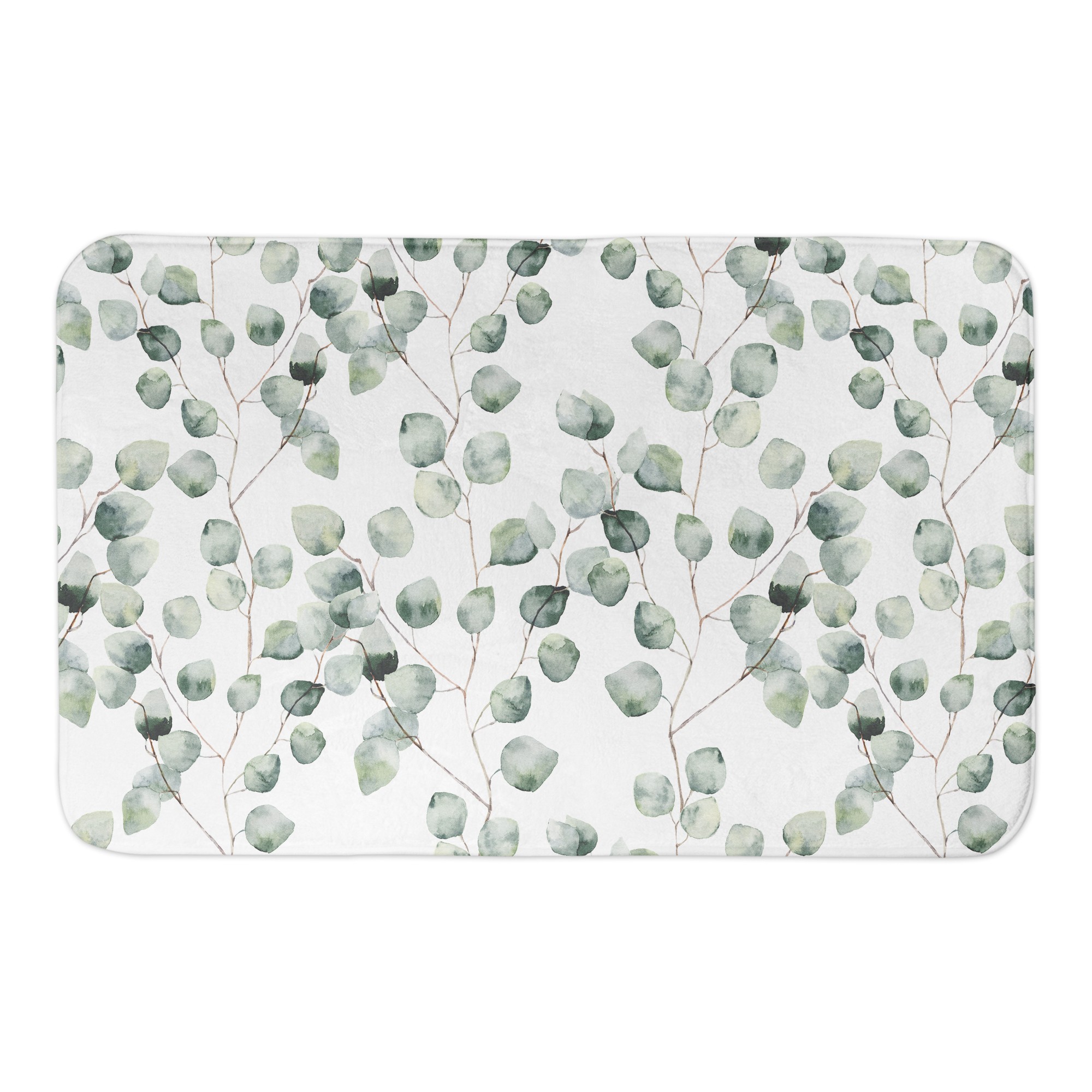 Eucalyptus Pattern 34x21 Bath Mat