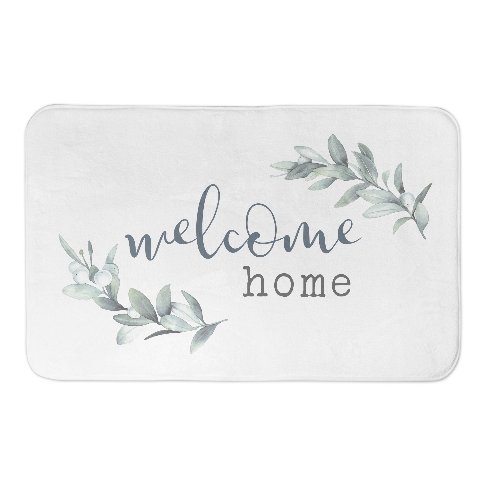 Welcome Home Botanicals 34x21 Bath Mat