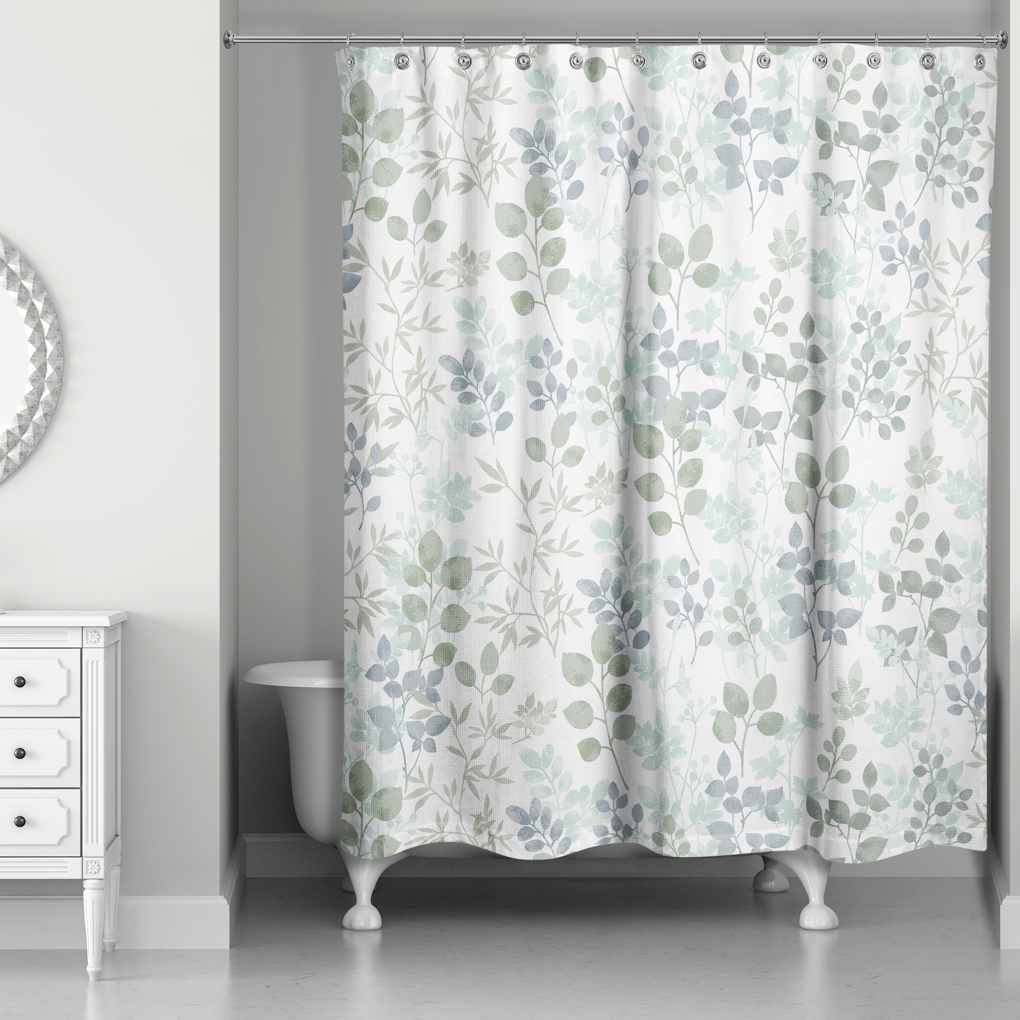 Spring Botanicals 71x74 Shower Curtain