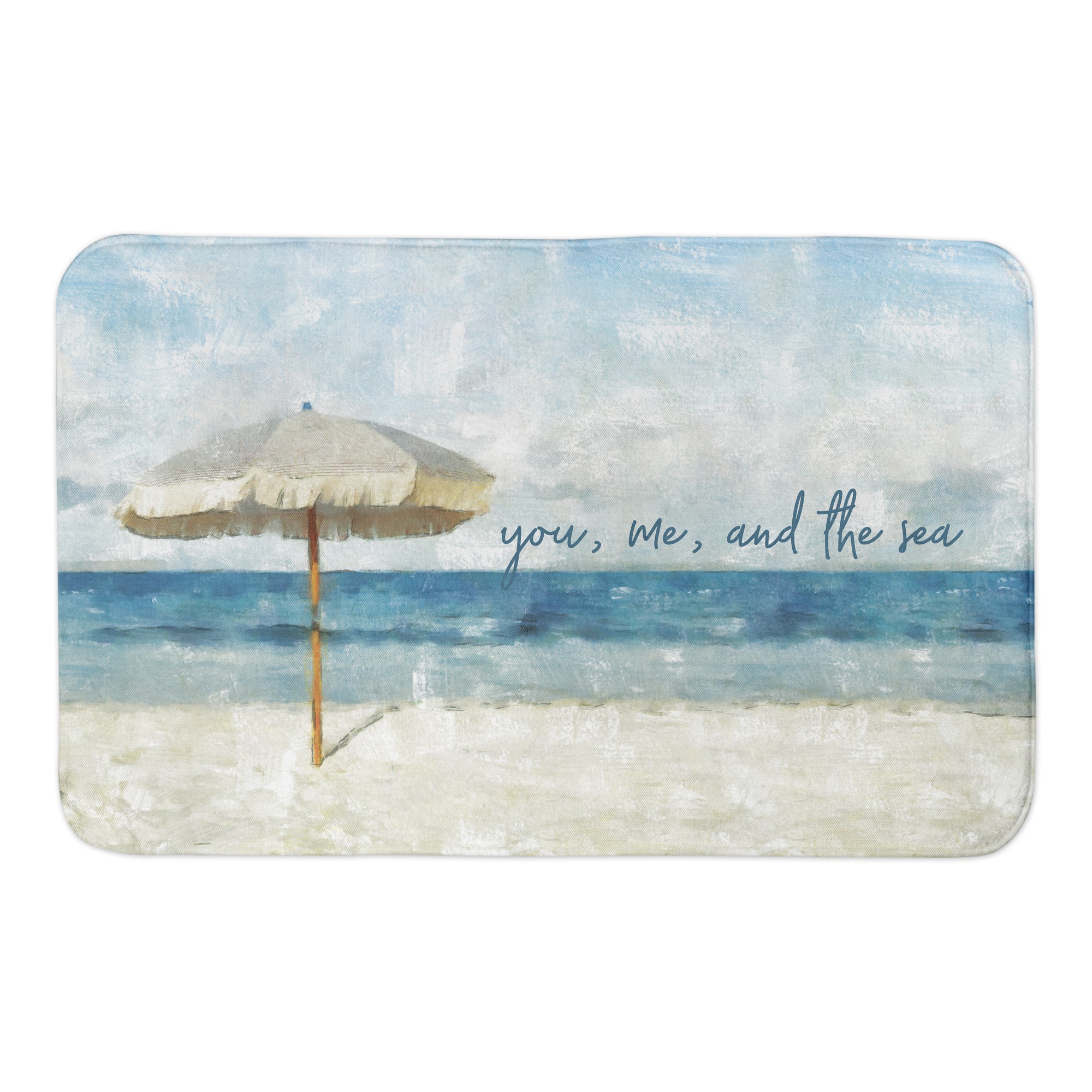 Beach Umbrella 34x21 Bath Mat