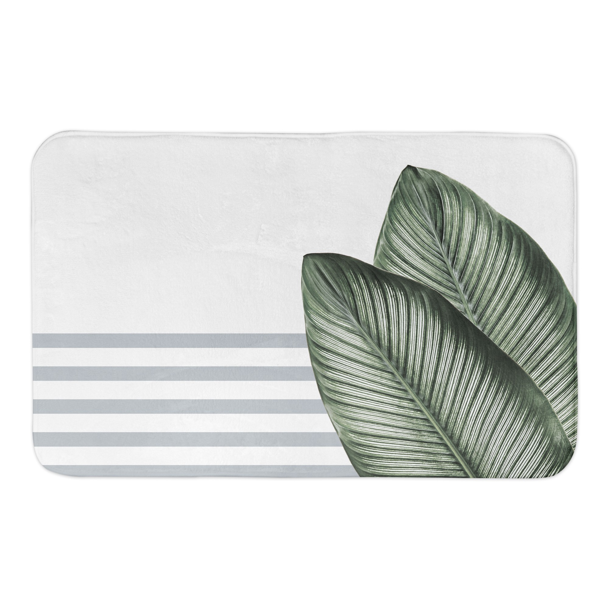 Giant Palm Leaves 34x21 Bath Mat
