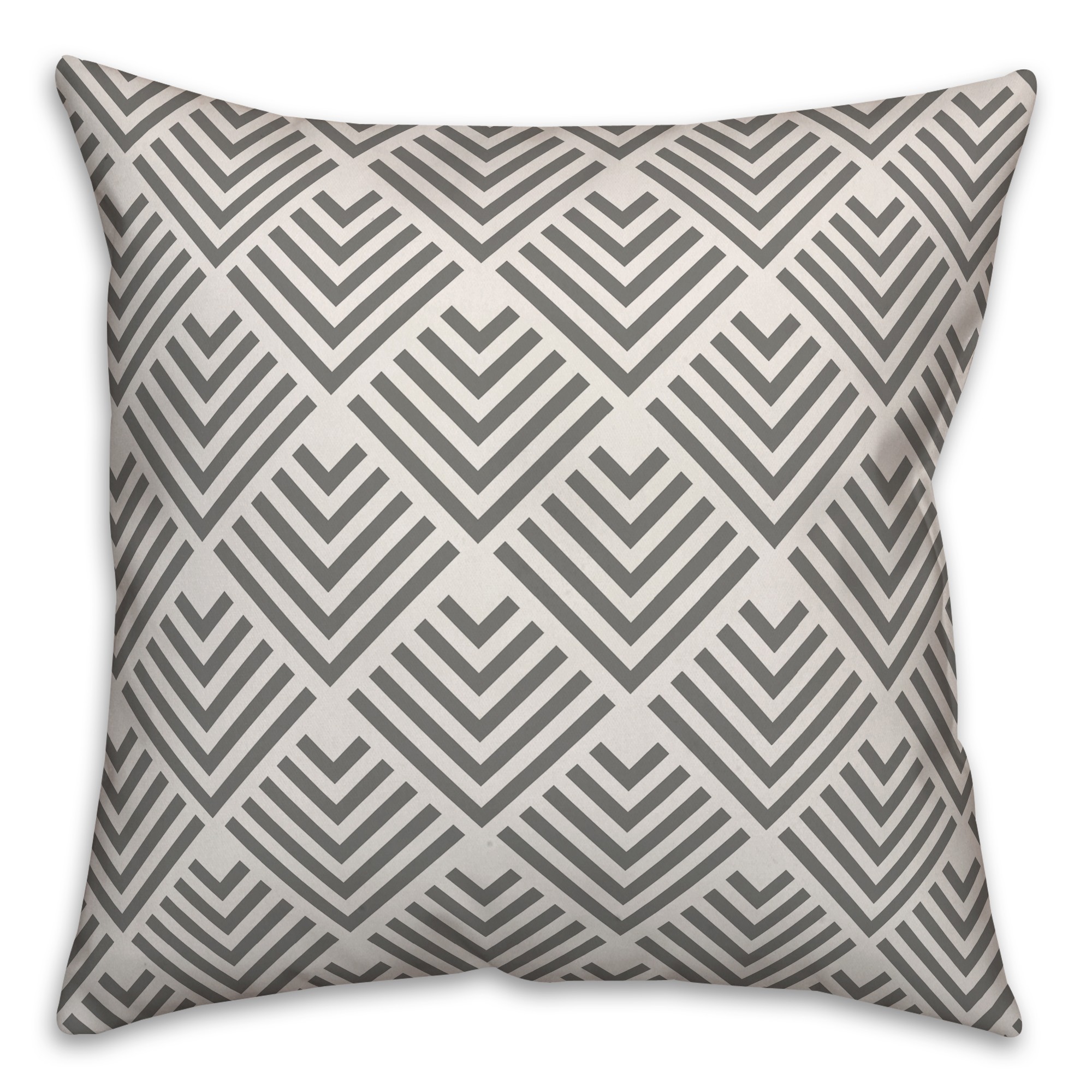Geometric Arrow Pillow