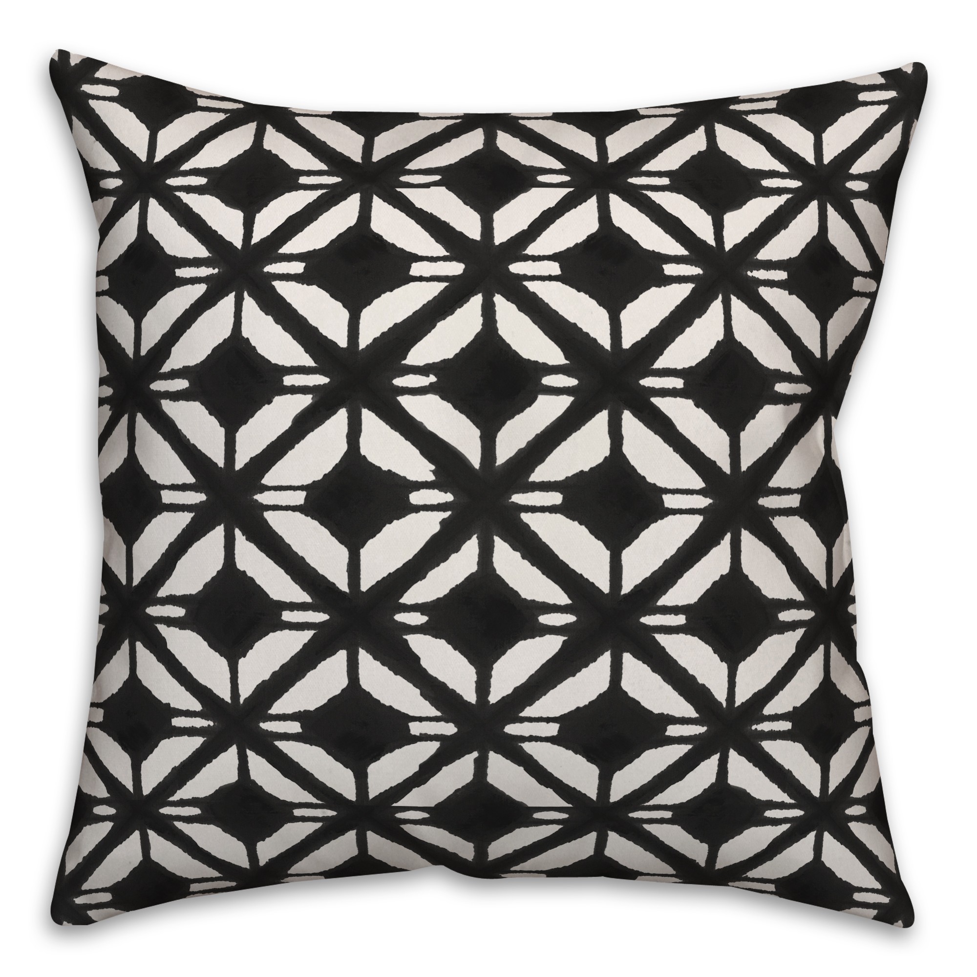 Watercolor Diamond Pillow