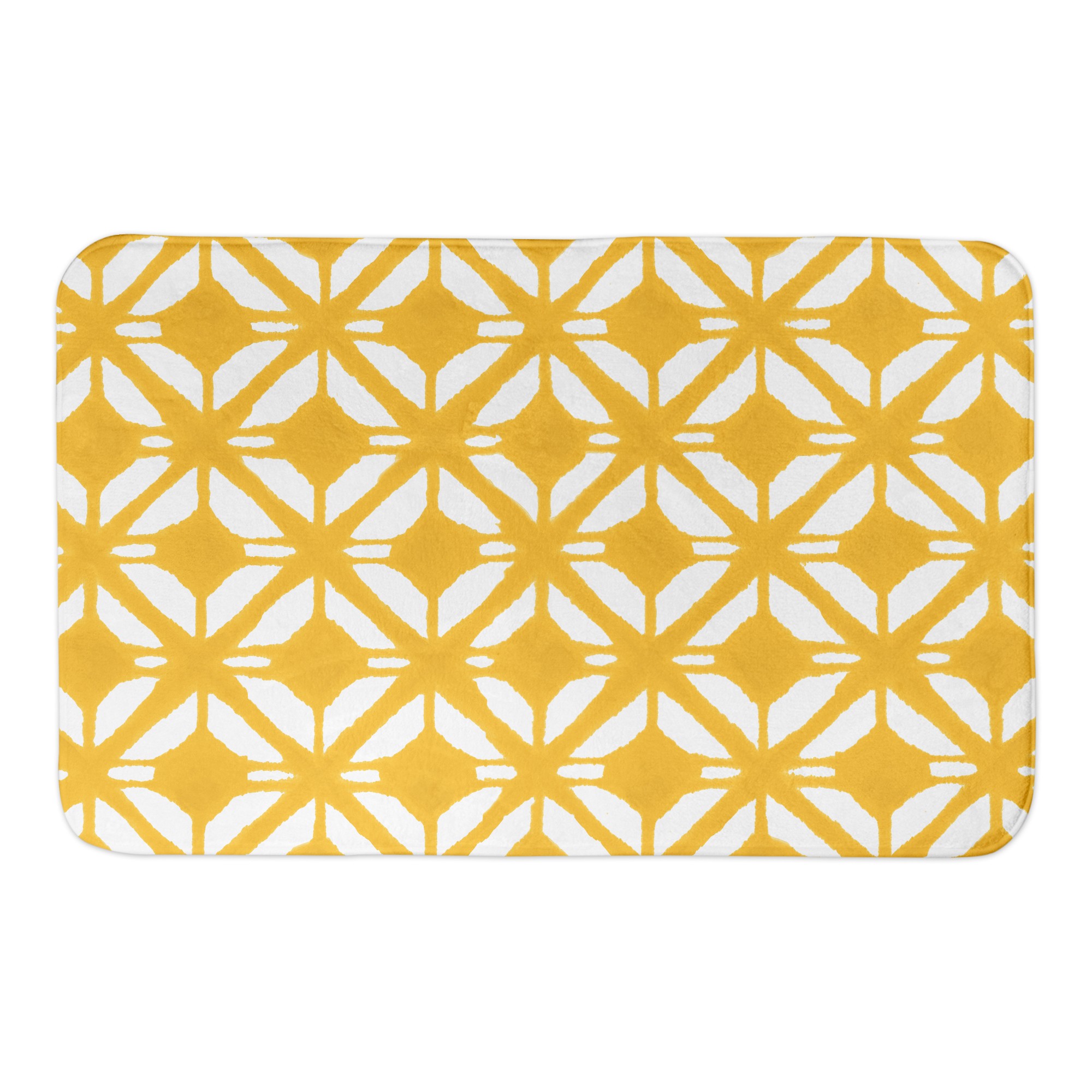 Watercolor Diamond Bath Mat