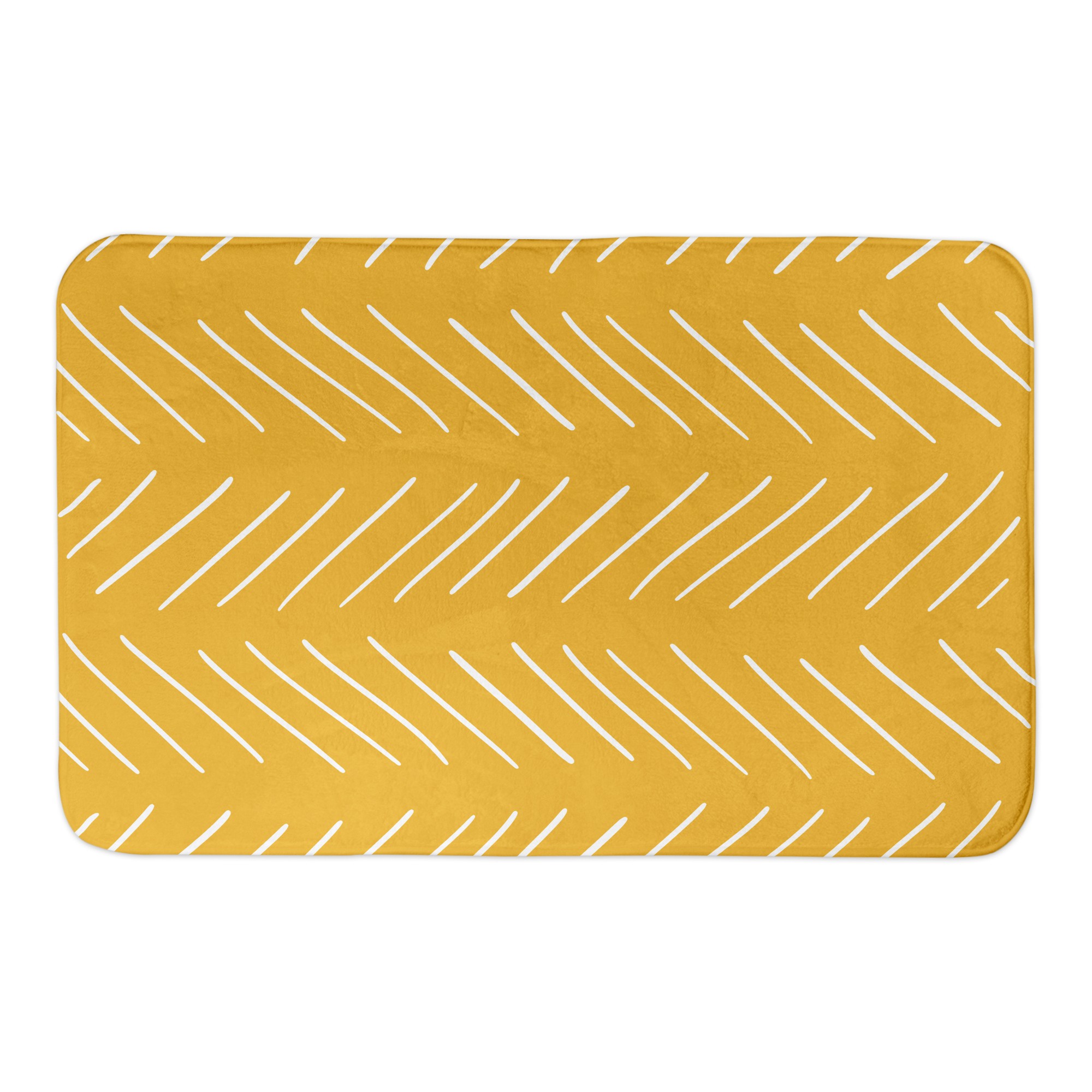 Modern Chevron Bath Mat