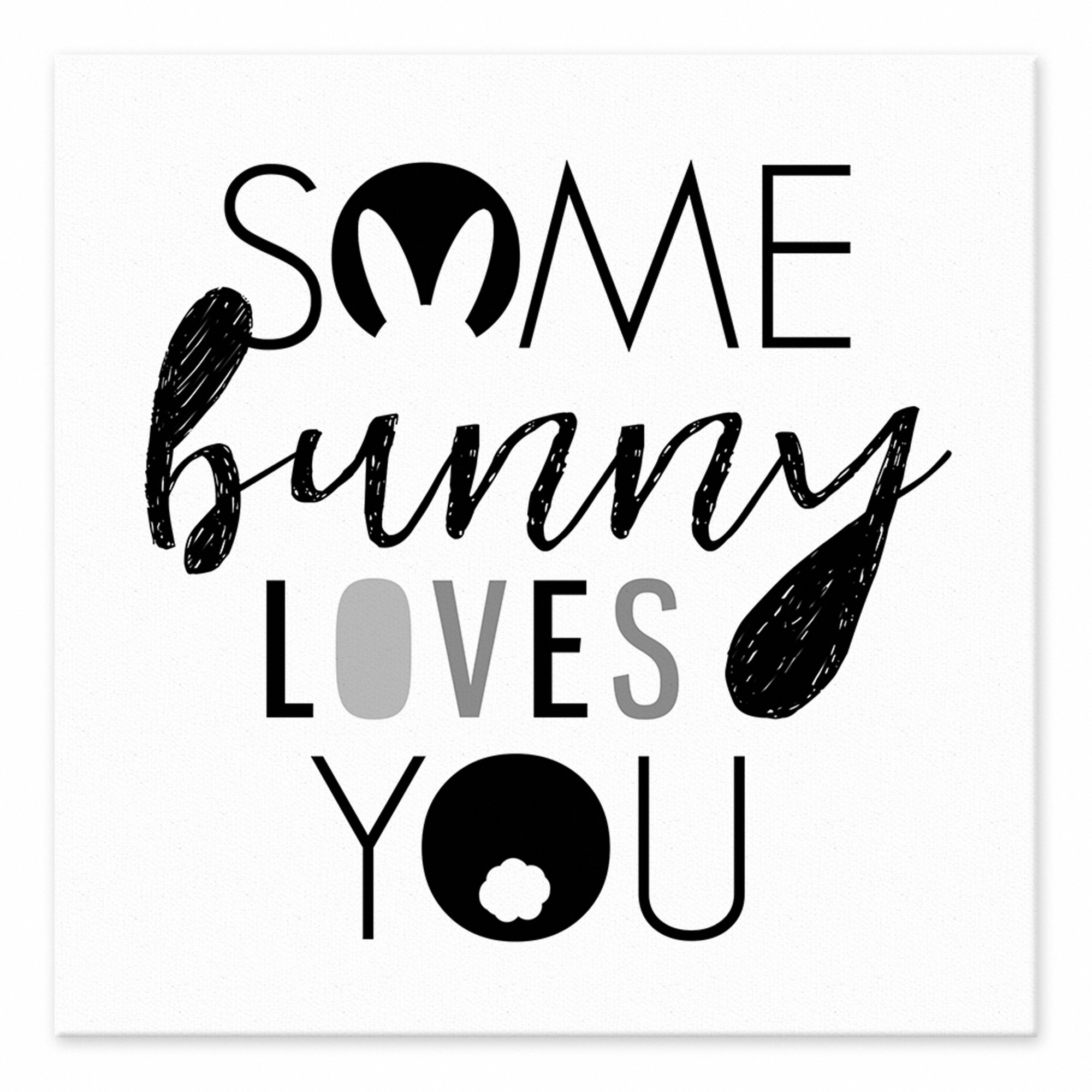 Some Bunny Loves You 6x6 Tabletop Canvas
