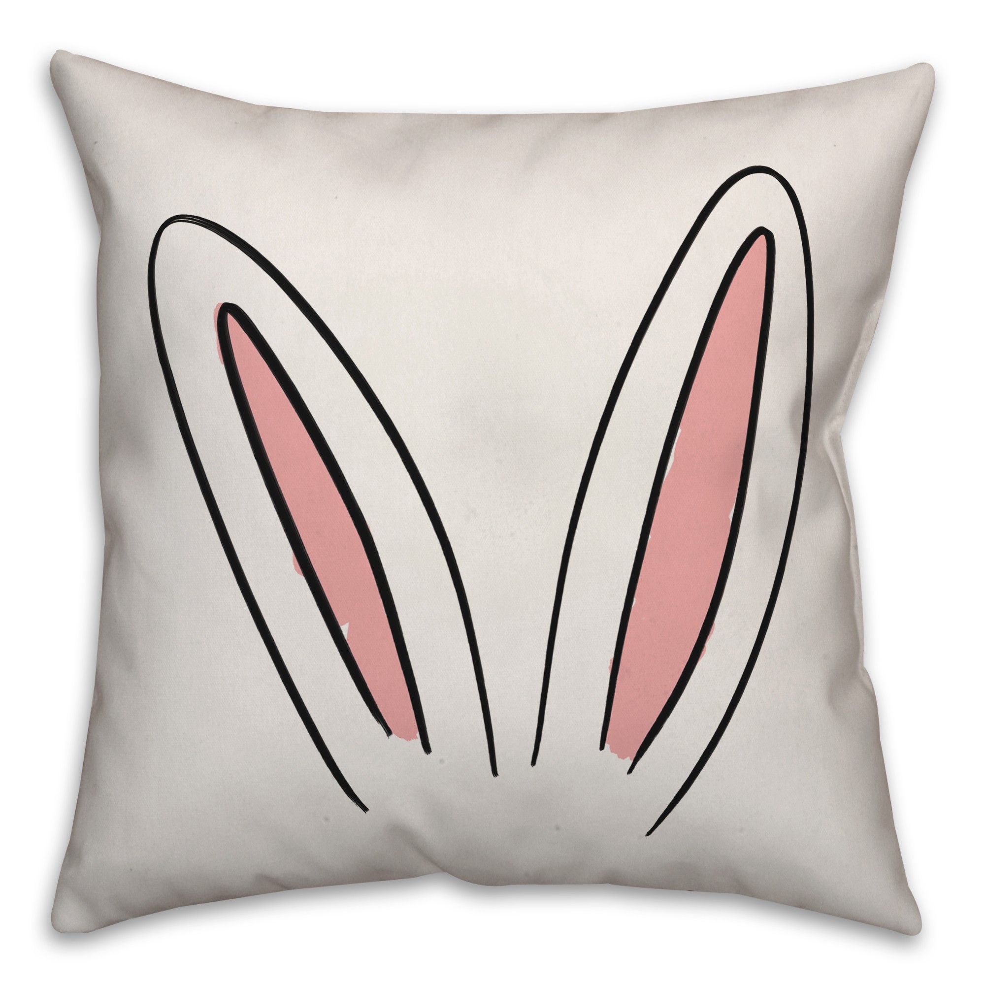 Reversible Bunny Ears and Tail Pillow