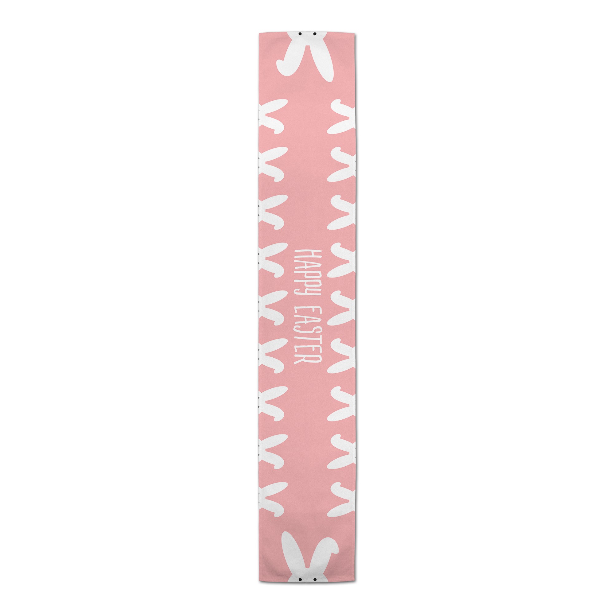 Pink and White Modern Bunnies Runner