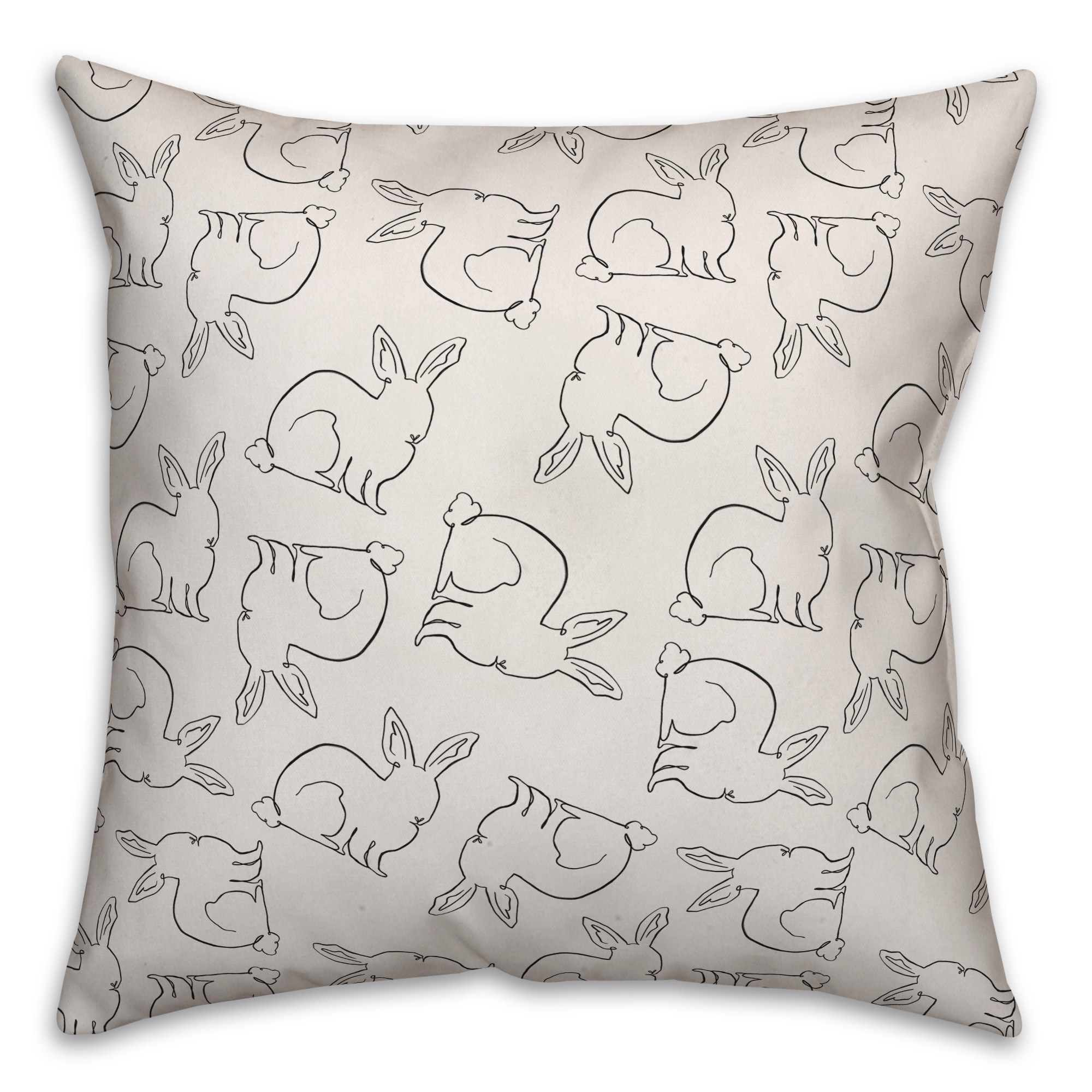 Bunny Pattern Pillow